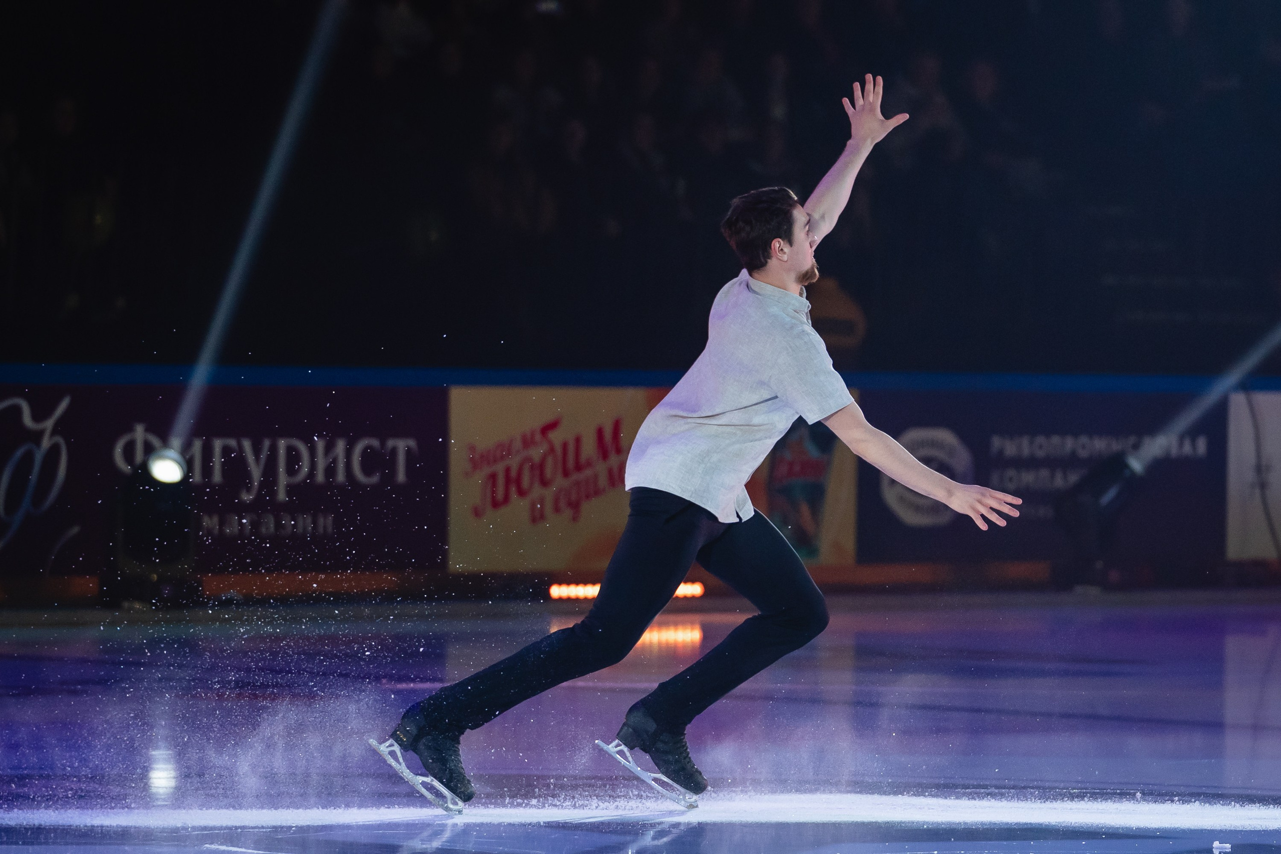 Шоу «Чемпионы на льду» в Новосибирске. Воробьева Ксения — Спортивный и танцевальный фотограф Новосибирск