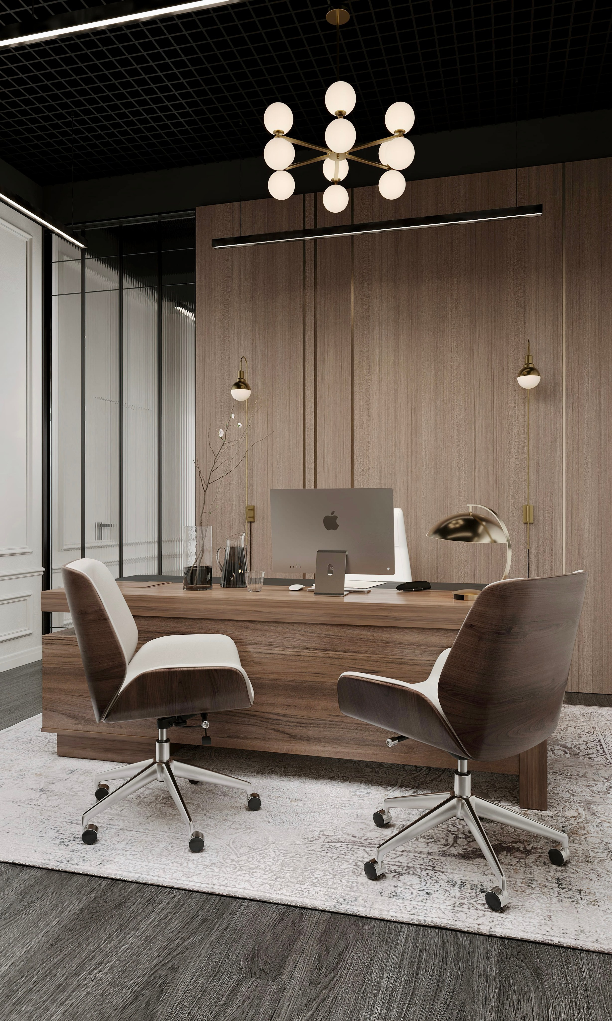 Офис 264 м², БЦ «Останкино». 3D Визуализация интерьера