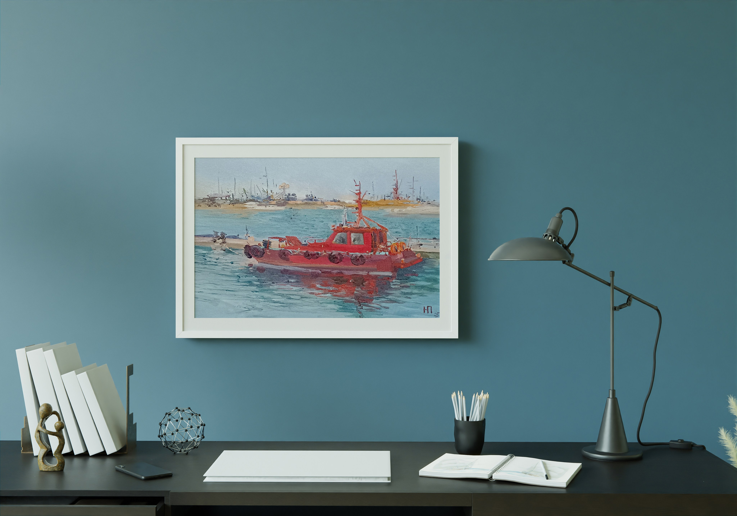 Визуализация картины в интерьере. Наталья Платова