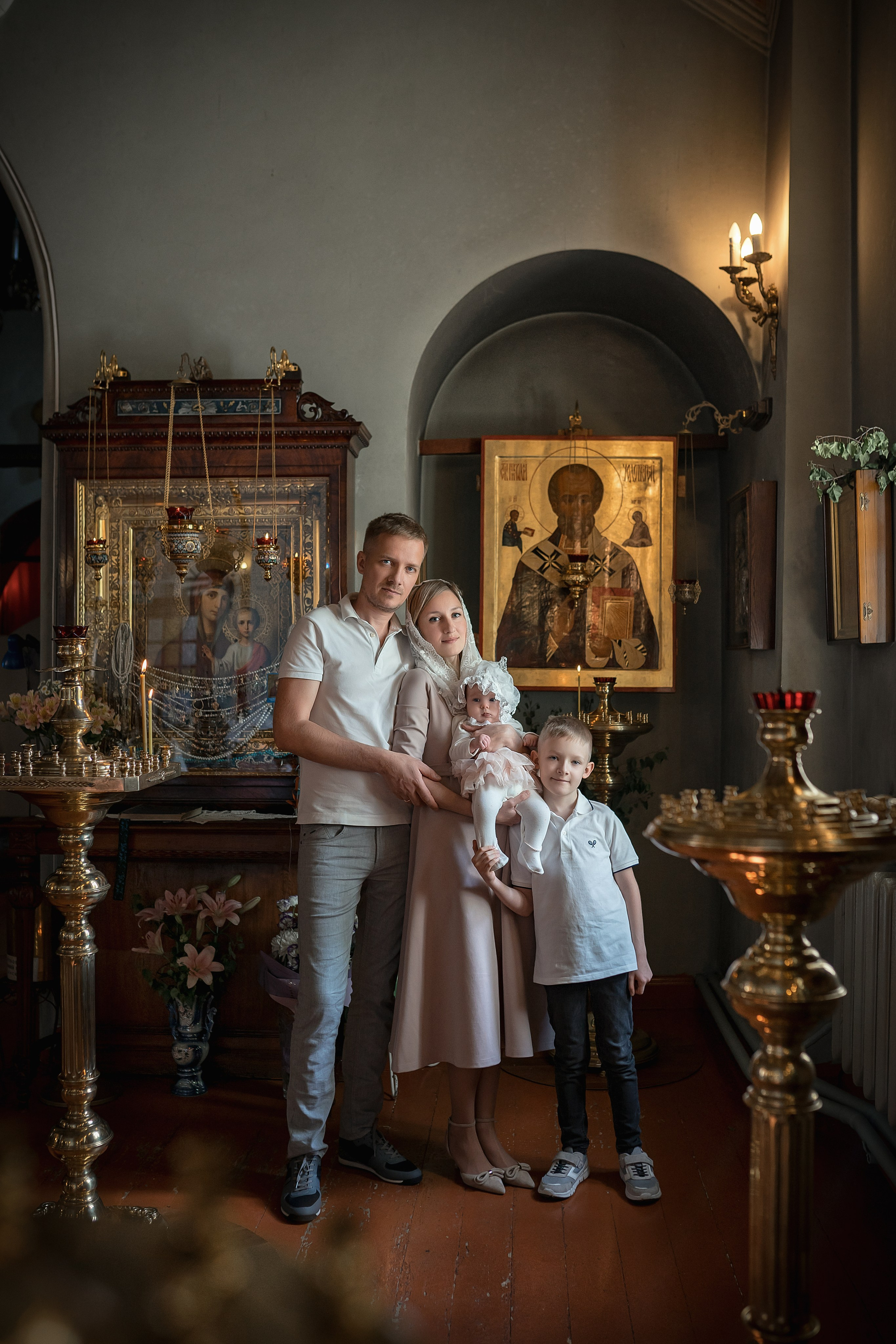 Крещение Софии. Фотограф Крещения и Венчания в Москве