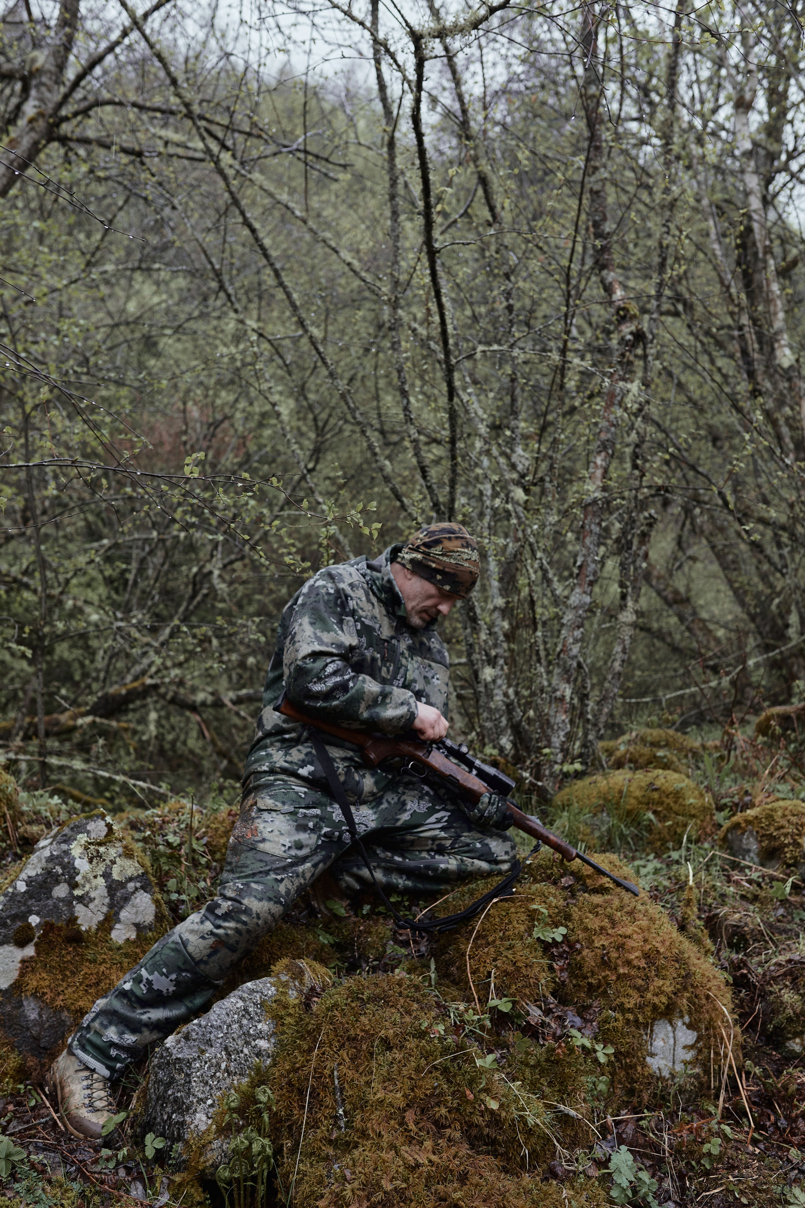 Съемка для бренда охотничьей одежды под ключ. Фотограф Продюсер в горах КБР / Москва Нальчик Горы