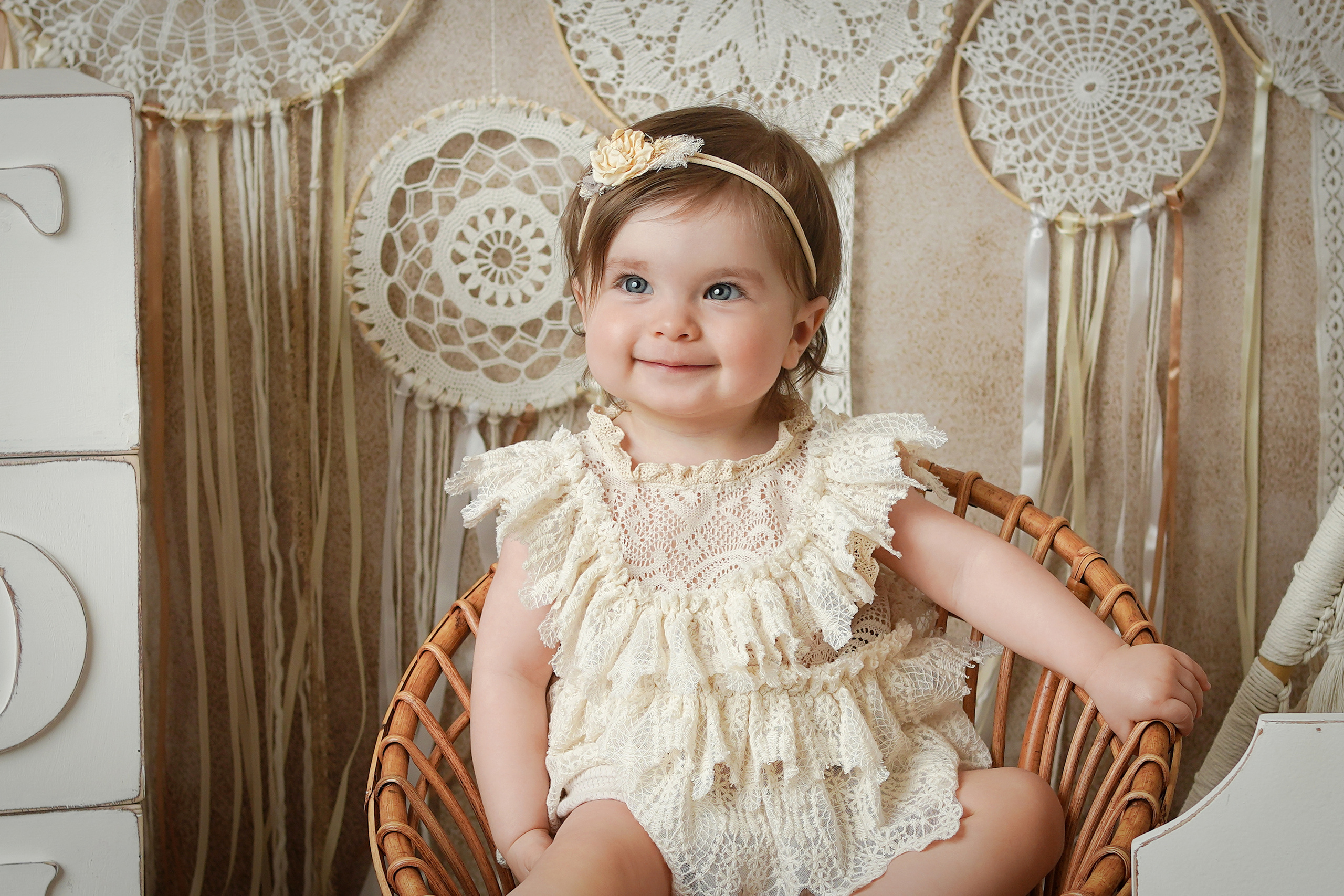 Фотосессия малышки Софии в детской фотостудии. Детский фотограф и фотограф новорожденных в Калининград Оксана Иваний