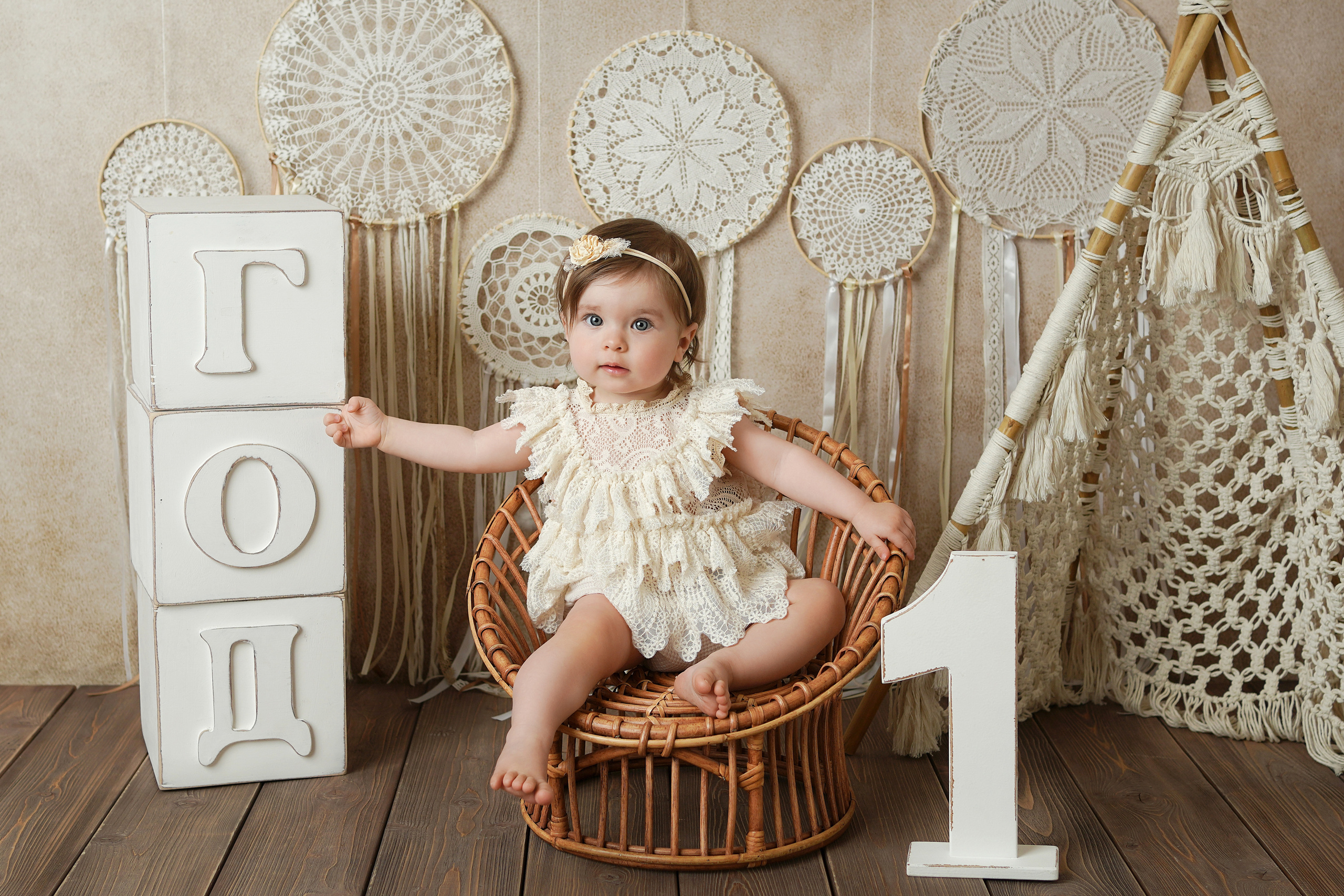 Цены на фотосессию Первый год малыша небольшие.