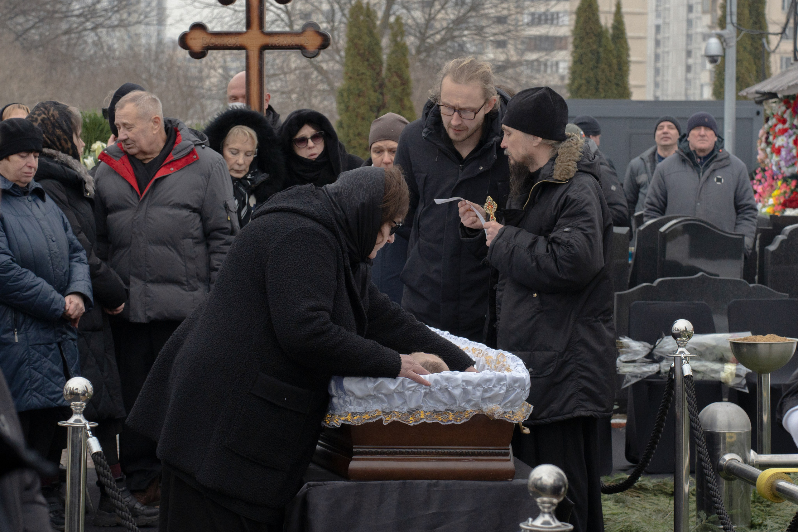 Funeral of Alexei Navalny. Ksenia Maksimova