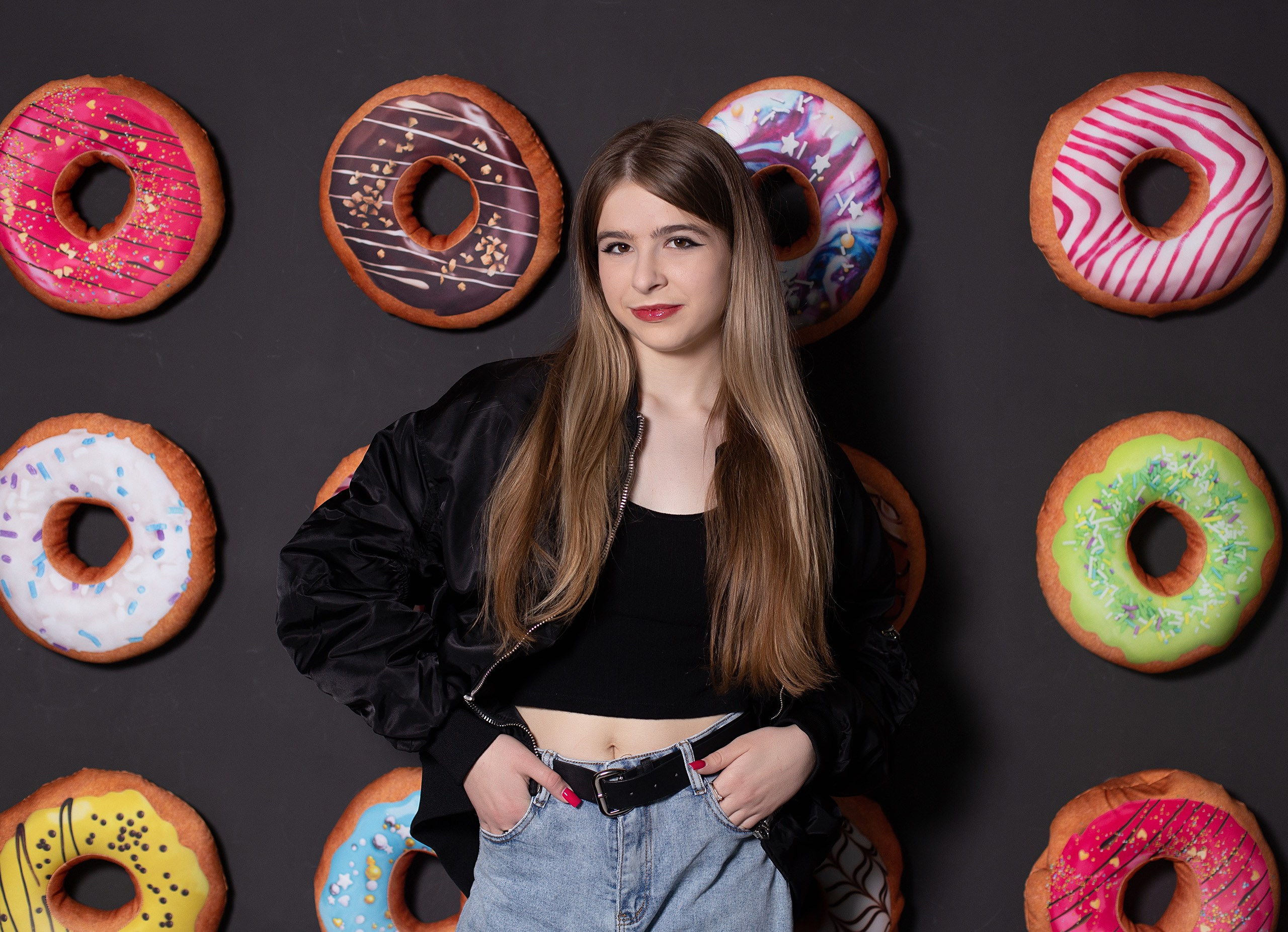 Студийная фотосессия для школьного выпускного альбома Жанна Бакунович