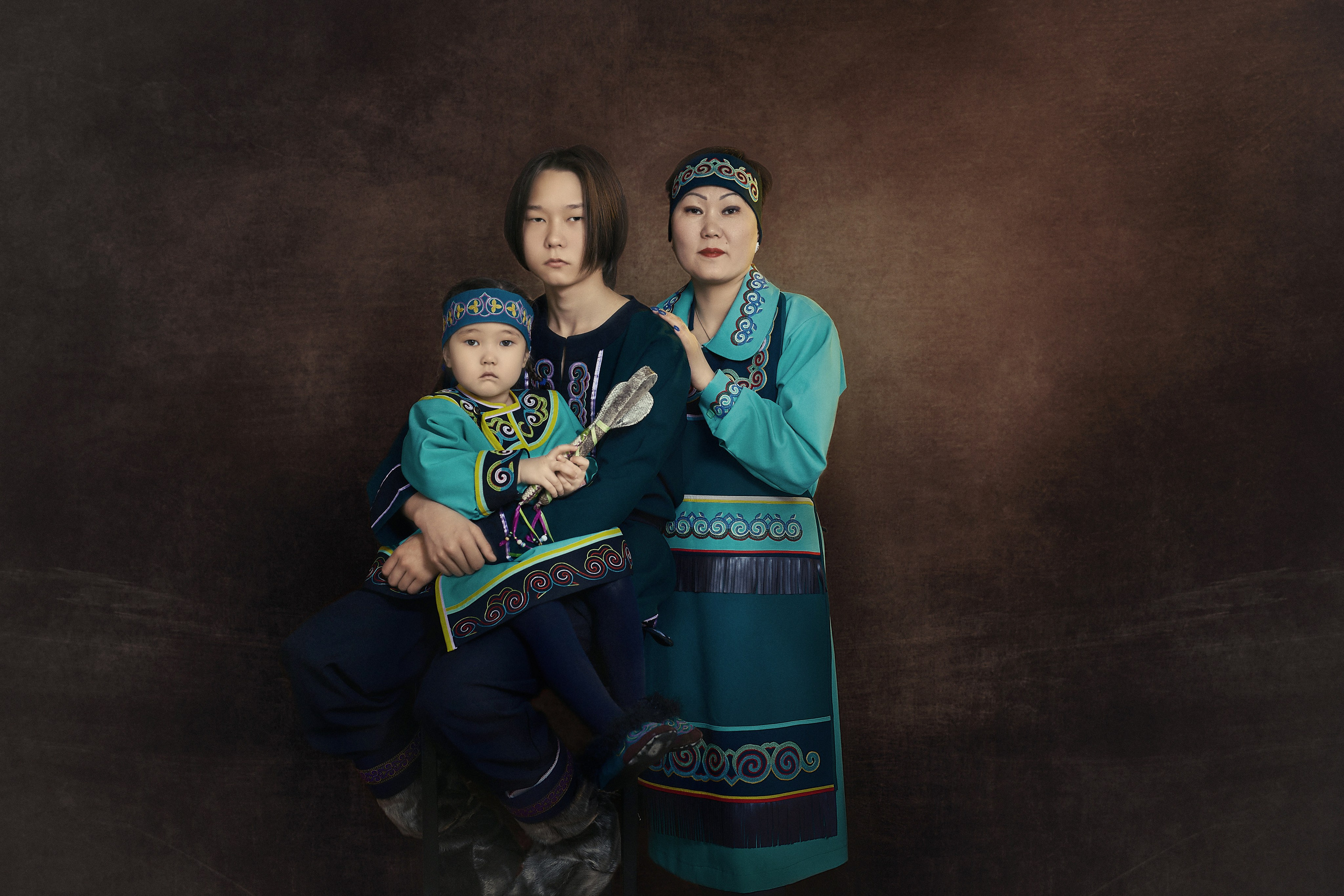 Мама и дети народа уйльта