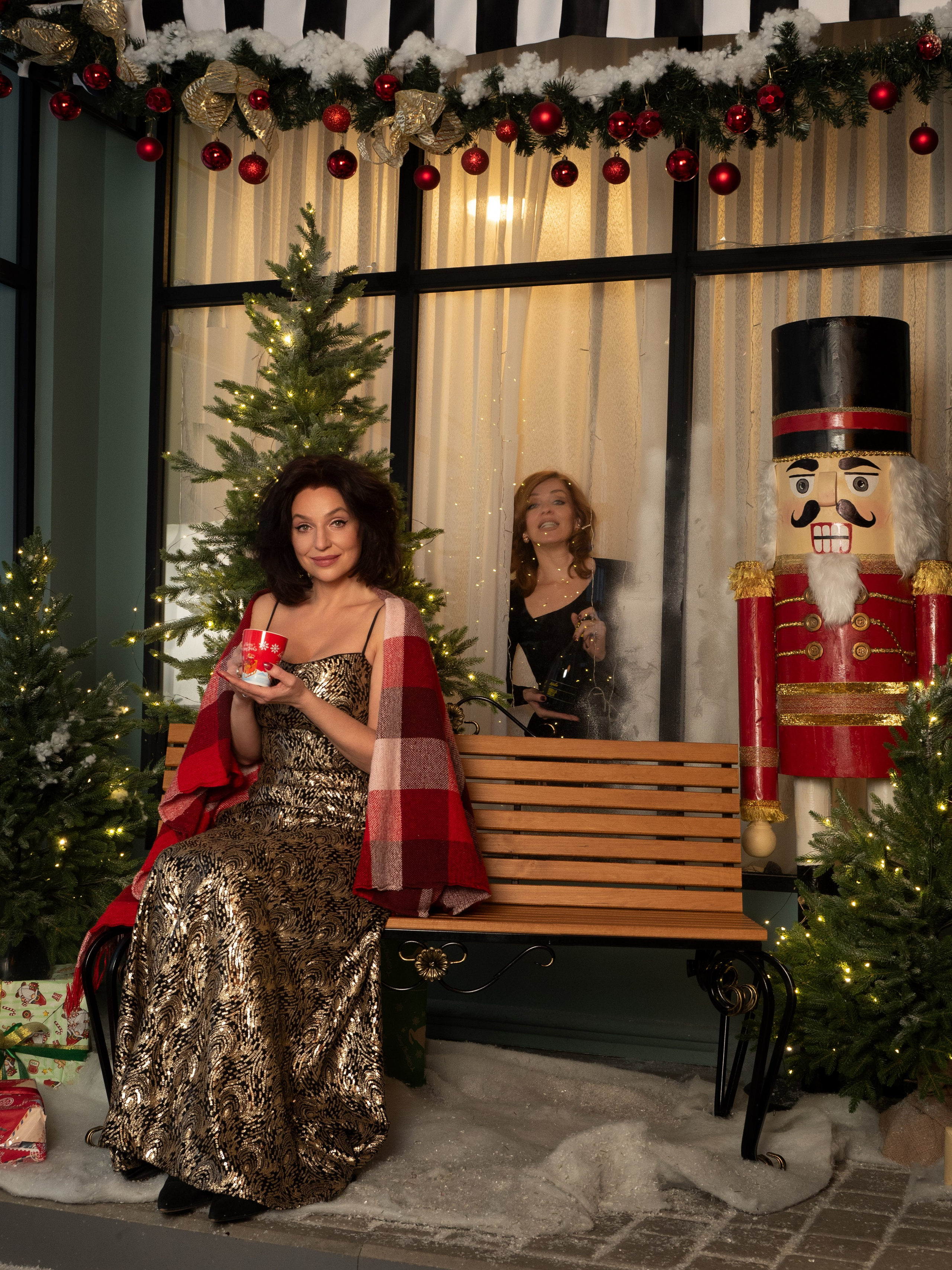Новогодняя фотосессия для подруг. Фотограф в Минске Людмила Дутко