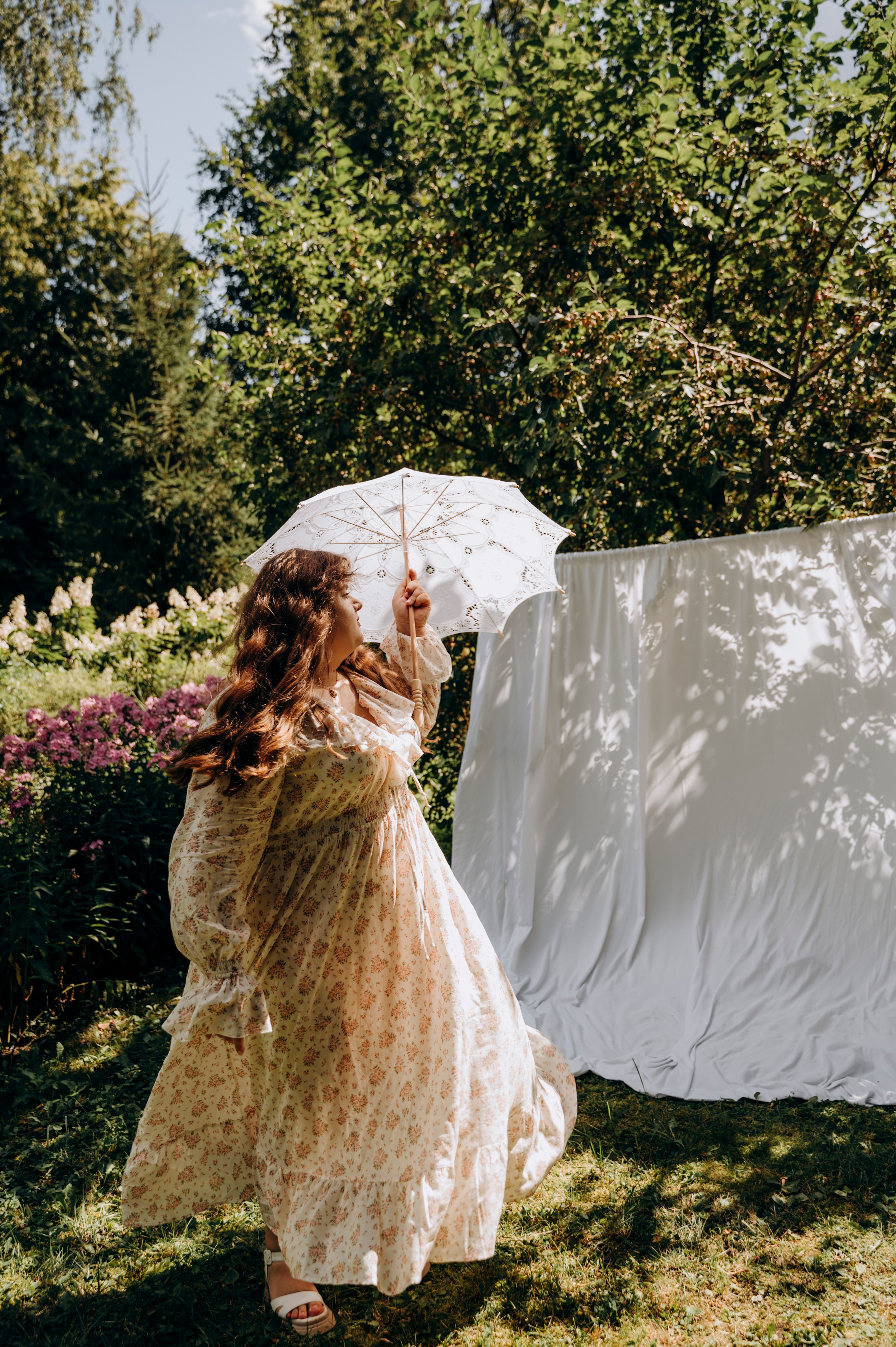 Словно героиня старинного письма, ожившая в лучах августовского солнца. Семейный и детский фотограф Анастасия Монченко