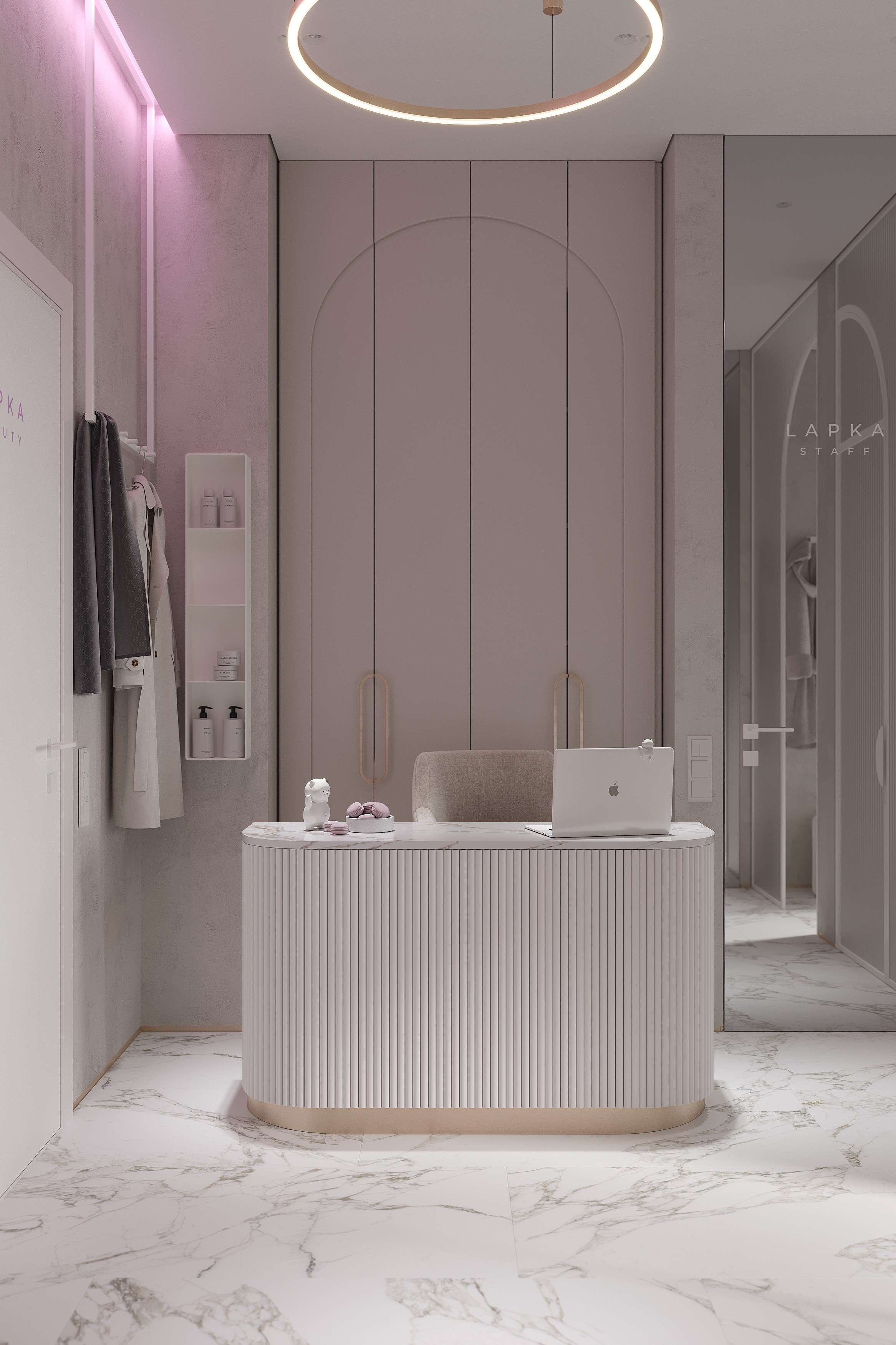 Lapka Beauty. Студия дизайна интерьера mono moon в Москве