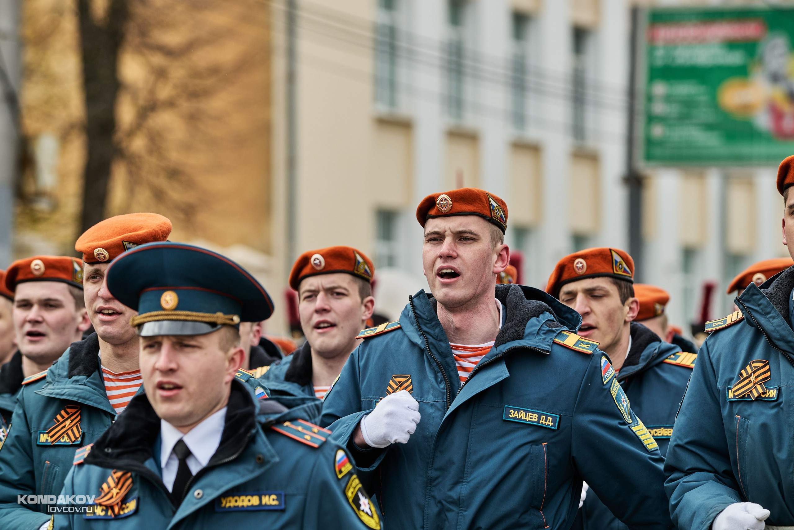 Парад в честь празднования День Победы 9 мая 2024 года в городе Иваново