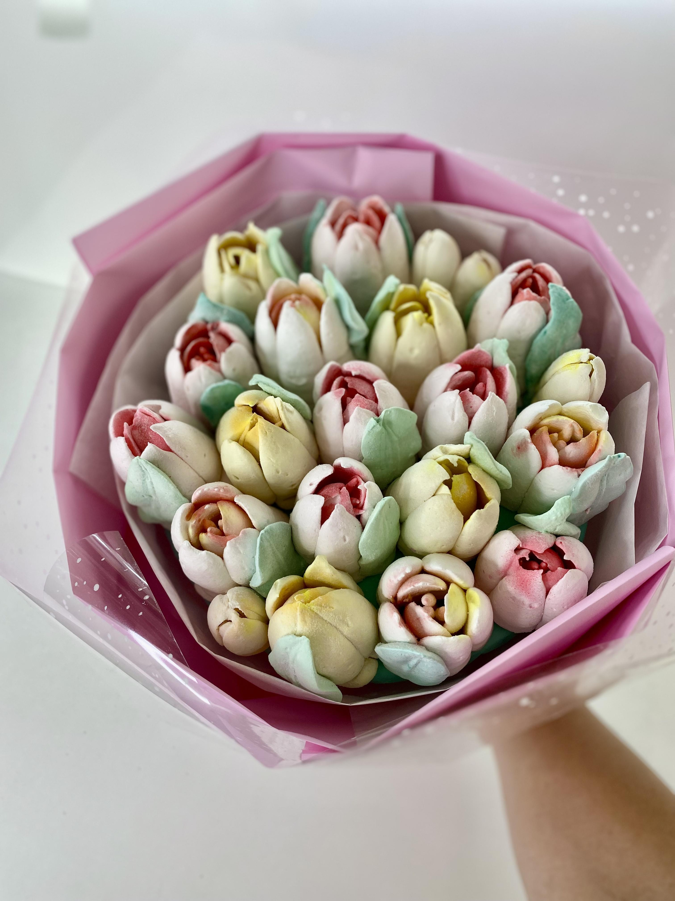 Букеты. Katyasugarsugar капкейки, зефир, торты Москва