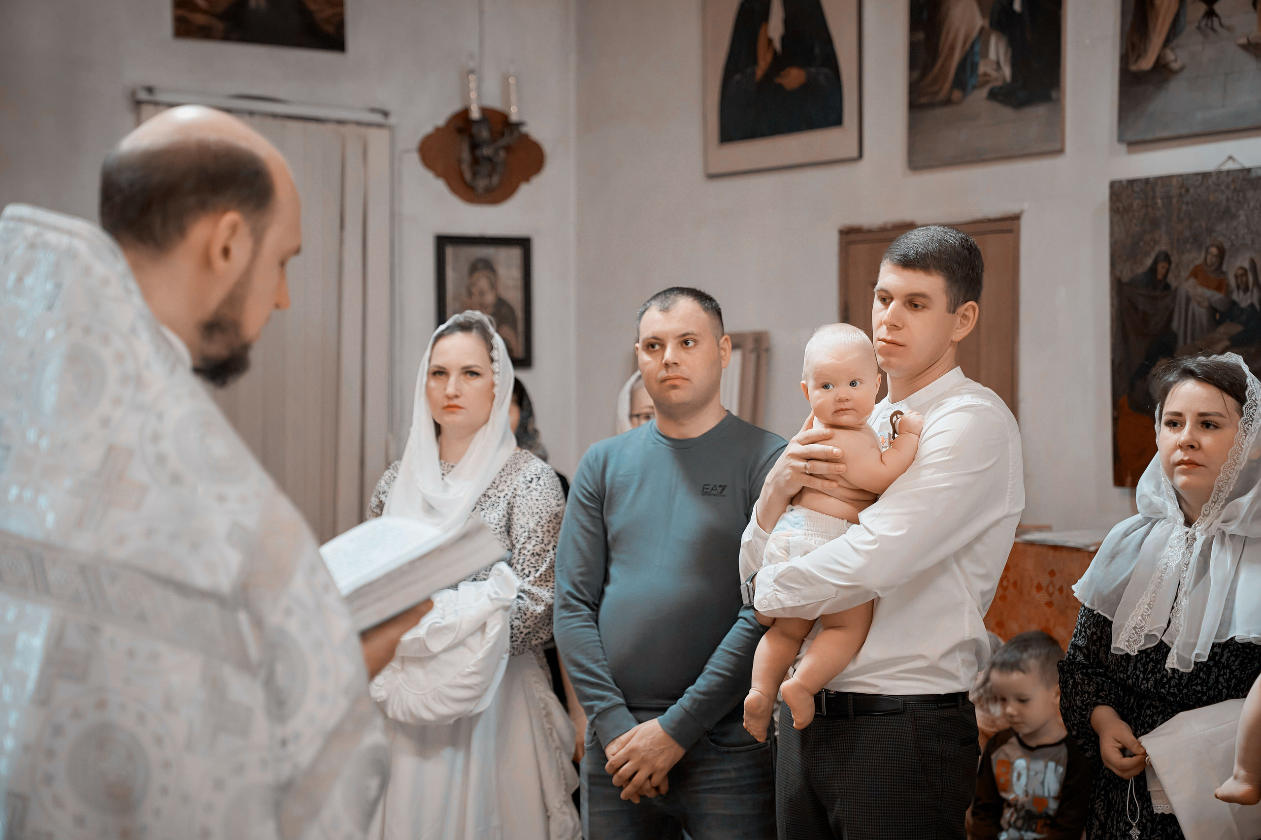 Крещение в Храме иконы Божией Матери «Утоли моя печали»