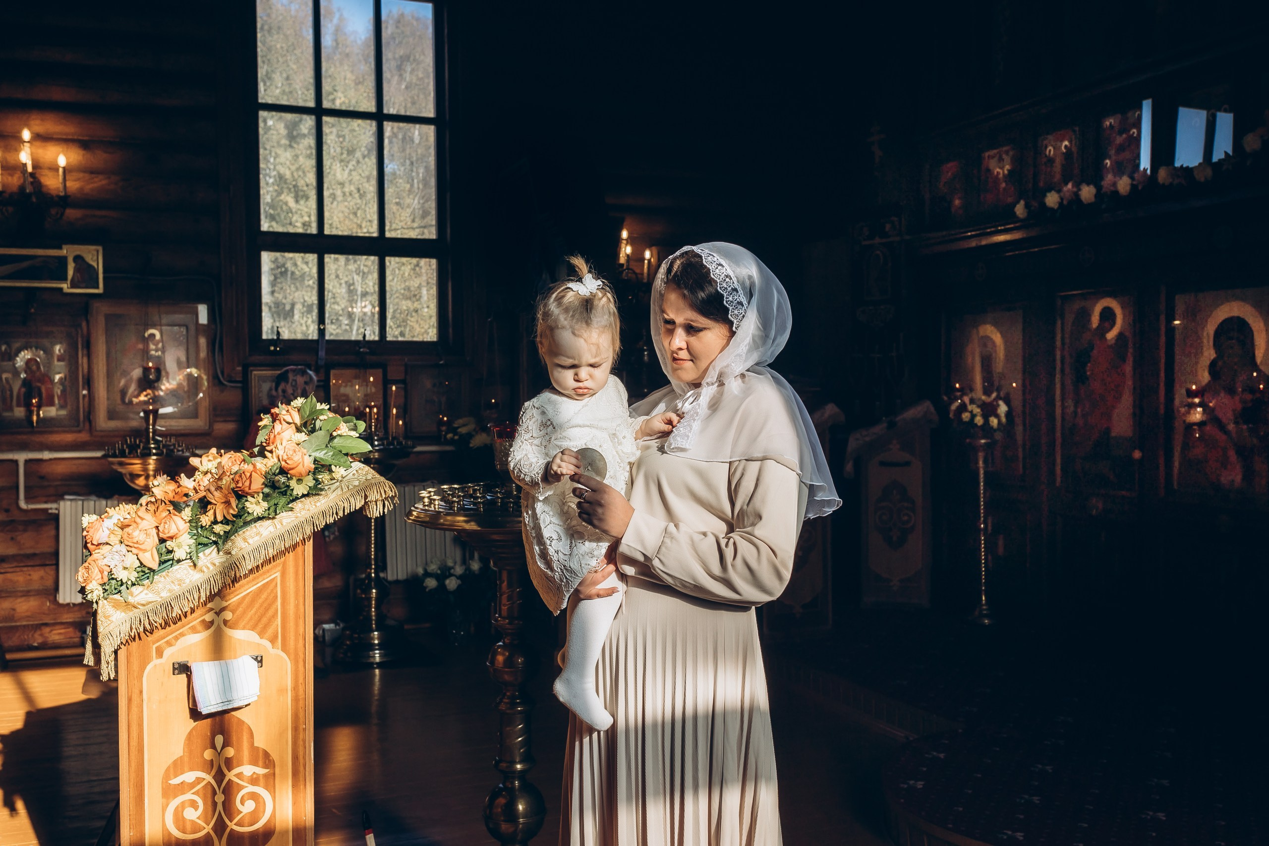 Таинство Крещения. Семейный LIFESTYLE фотограф в Москве