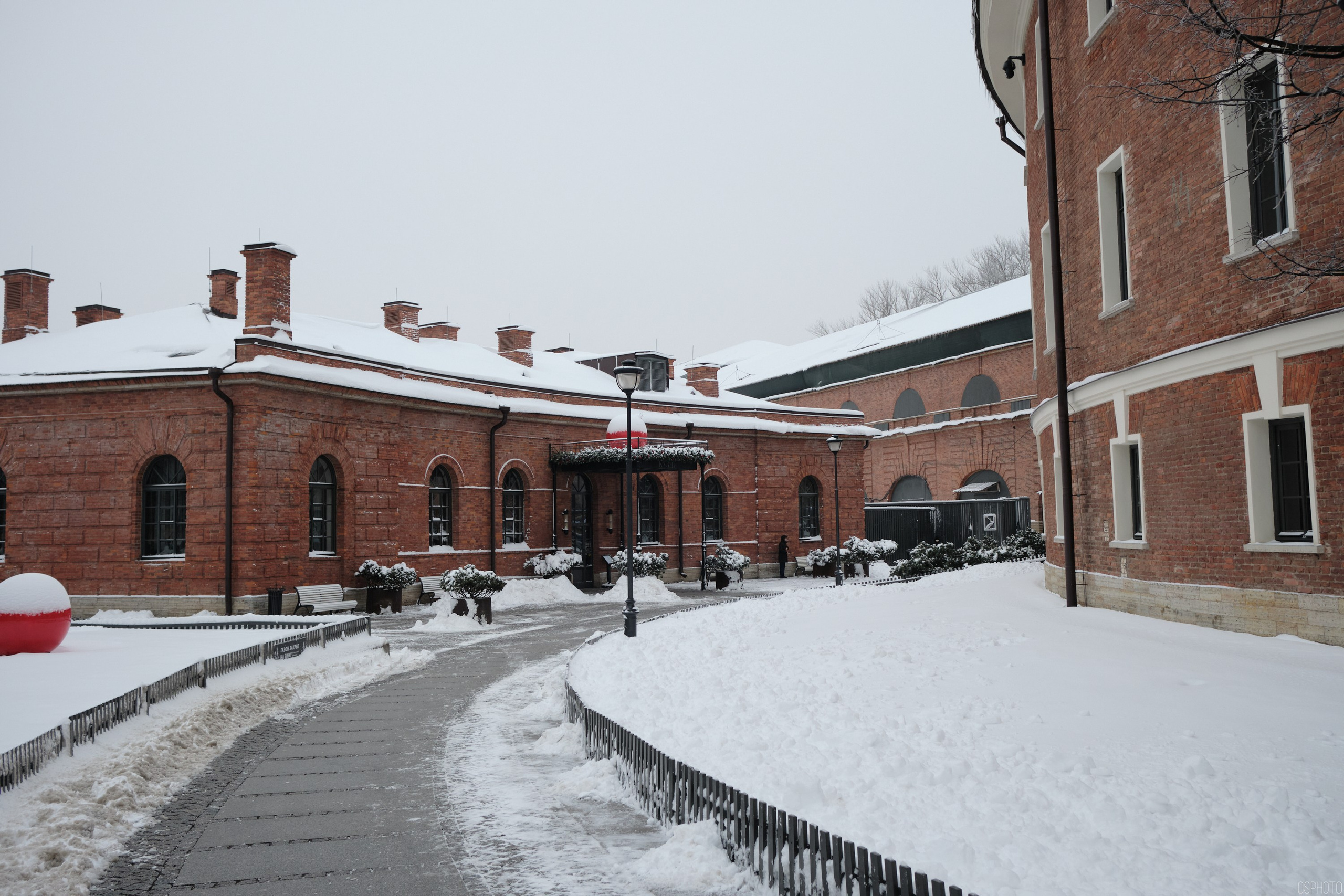 Снег и туман в Санкт-Петербурге. Фотографъ Сергѣевъ. Поймать мгновеніе