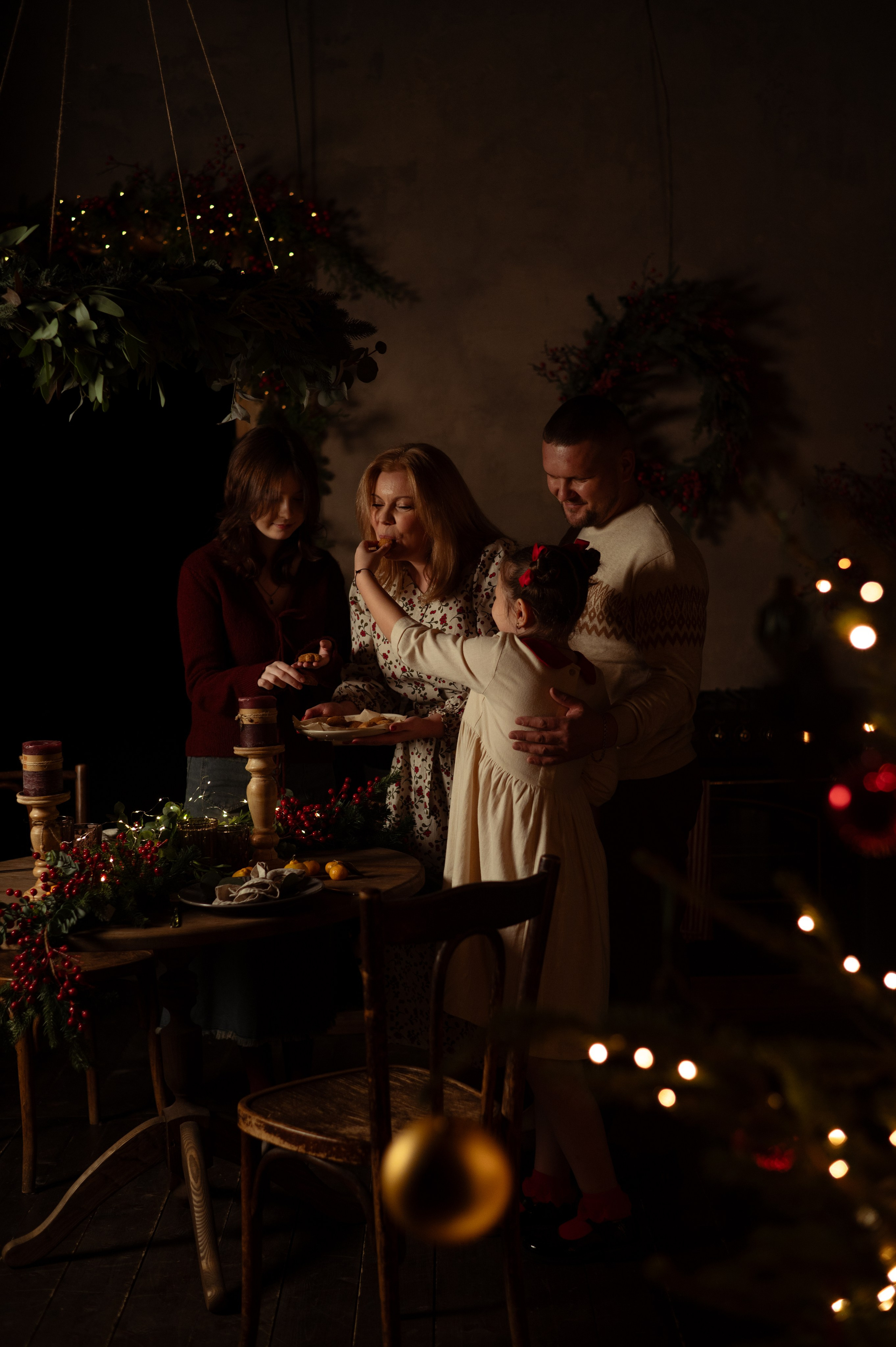Новогодние студии, Новогодние залы для фотосессии в Санкт-Петербурге. Новогодние семейные фотосессии в СПб. Женский фотограф Санкт-Петербург Александра Колий