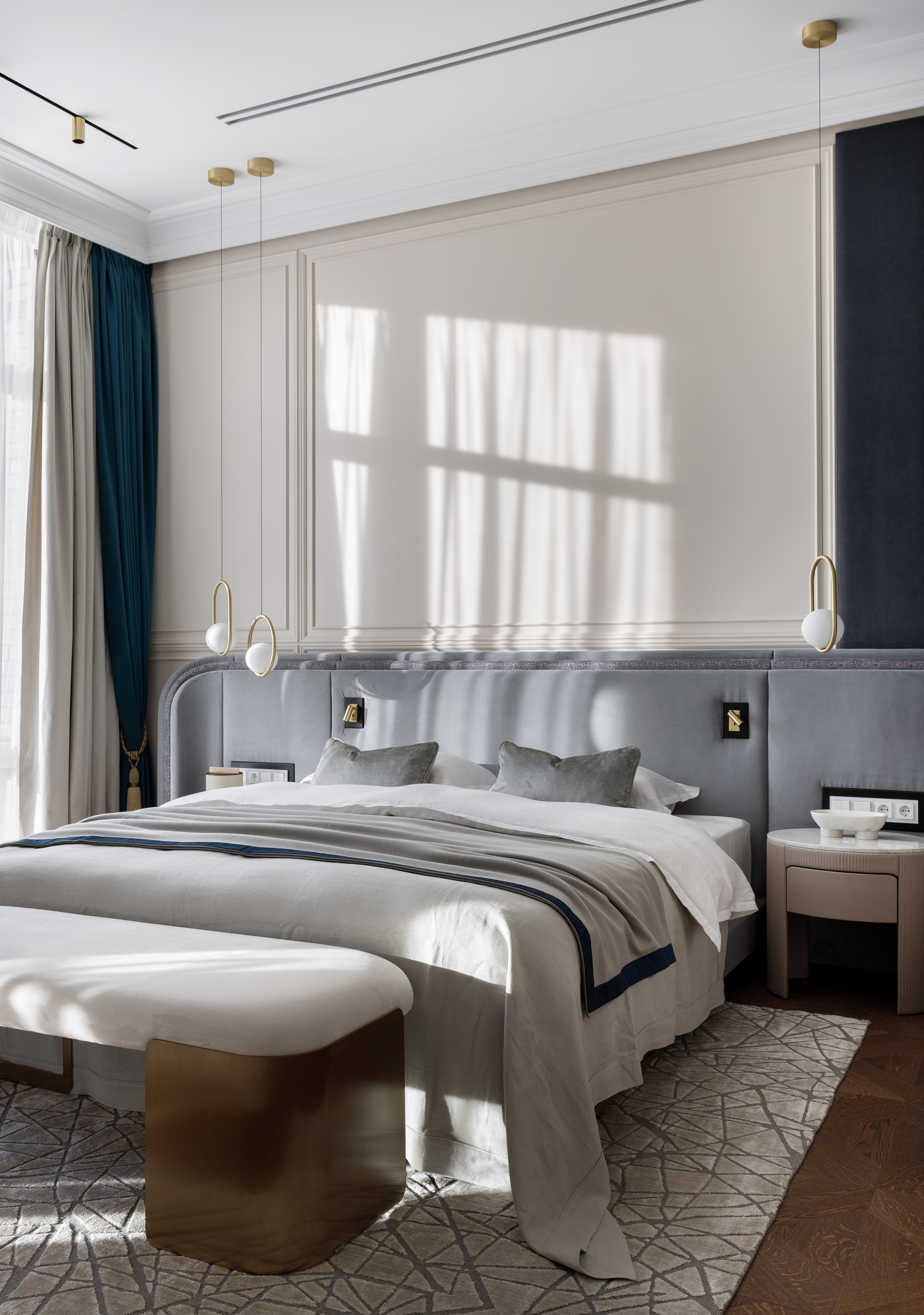 современная классика дизайн спальни