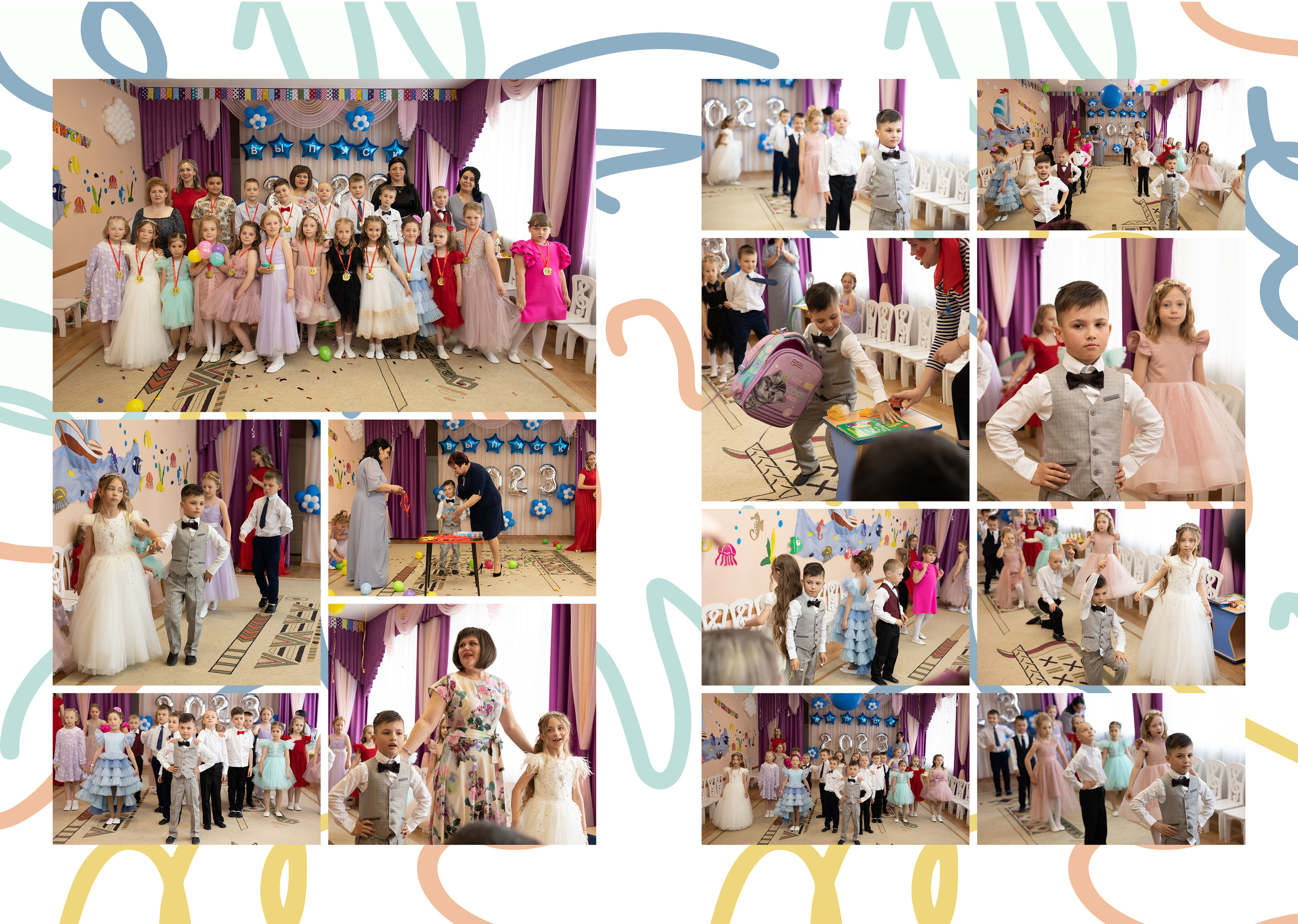 Выпускные альбомы детский сад. Фотограф Мальнева Юлия в Липецке, в Москве. Фотостудия MARU в Липецке
