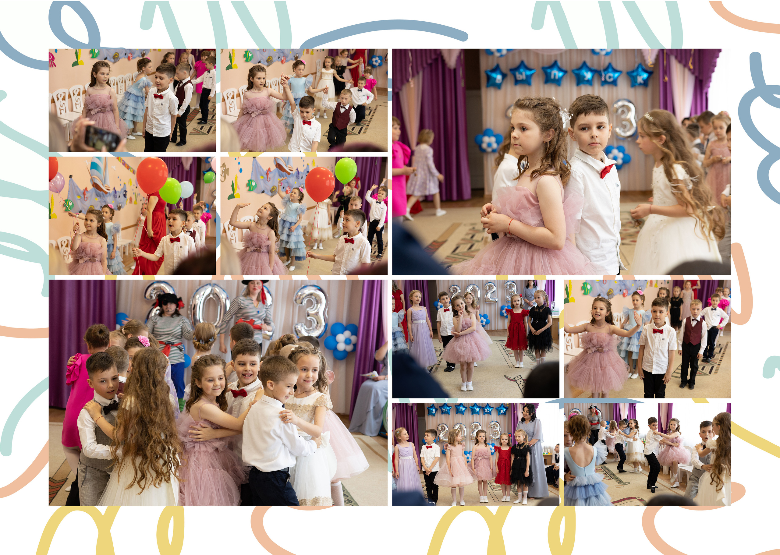 Выпускные альбомы детский сад. Фотограф Мальнева Юлия в Липецке, в Москве. Фотостудия MARU в Липецке