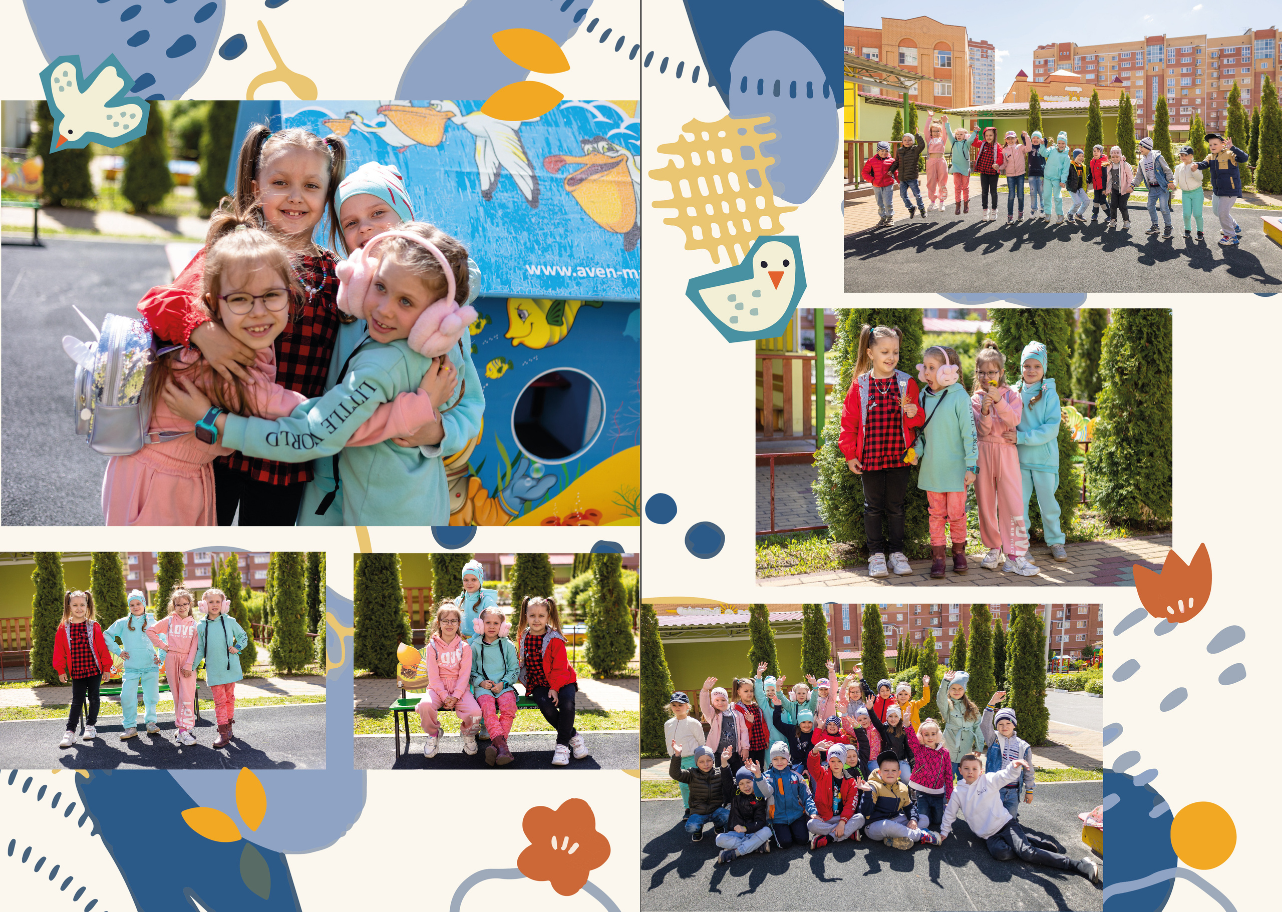 Выпускные альбомы детский сад. Фотограф Мальнева Юлия в Липецке, в Москве. Фотостудия MARU в Липецке