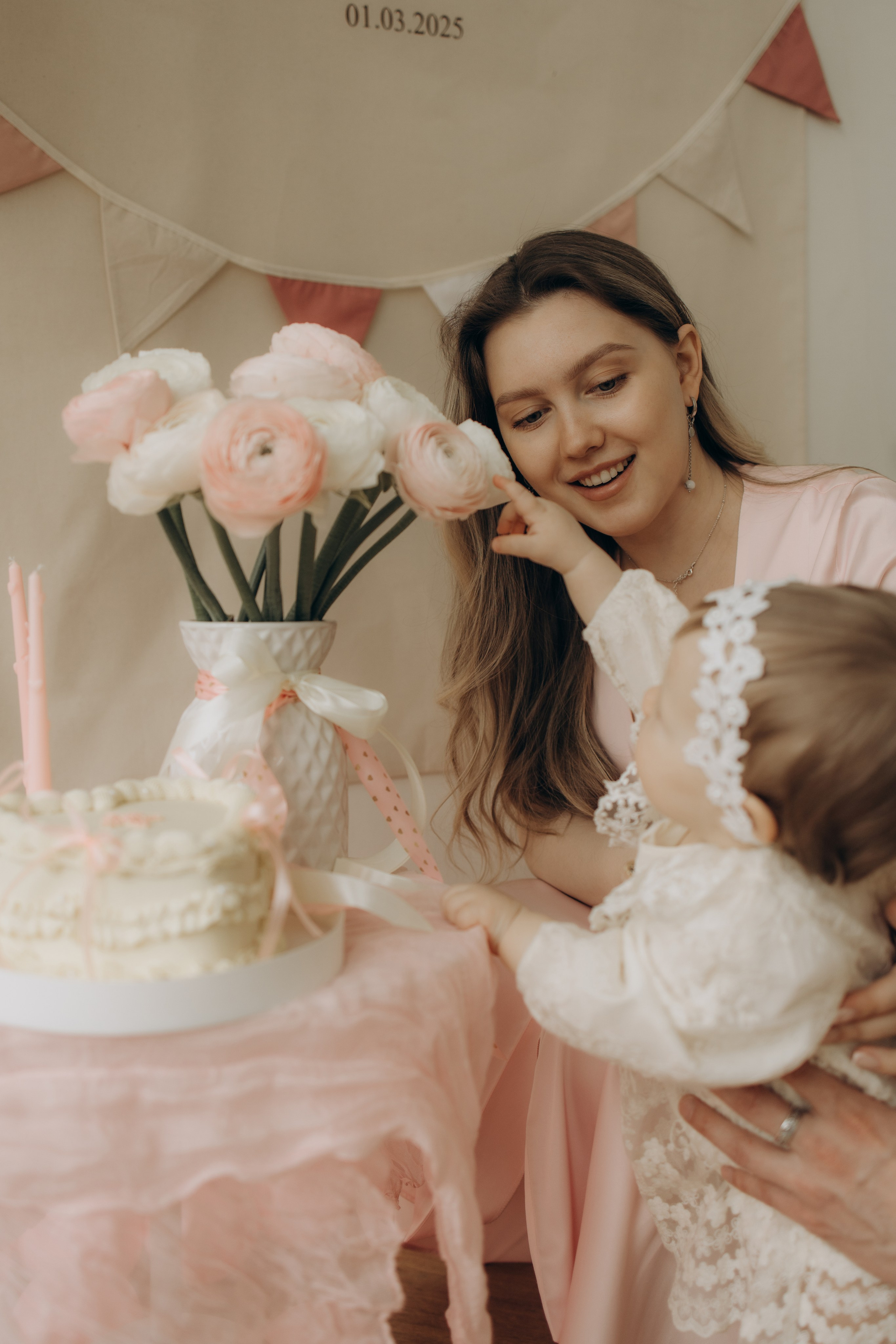 Первый день рождения!. Семейный фотограф Москва Юлиана Фетисова