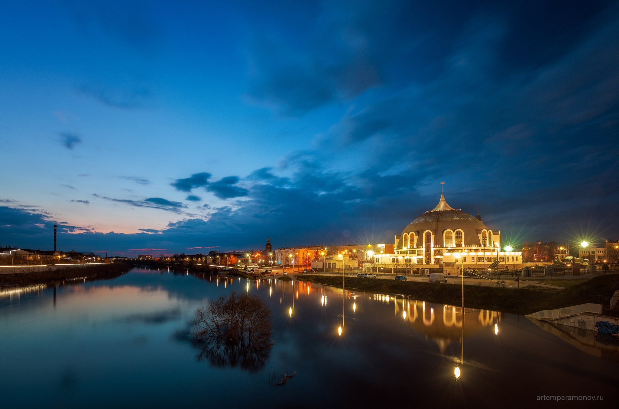 Тула. Центр. Упа разлилась. Фотохудожник Артём Парамонов