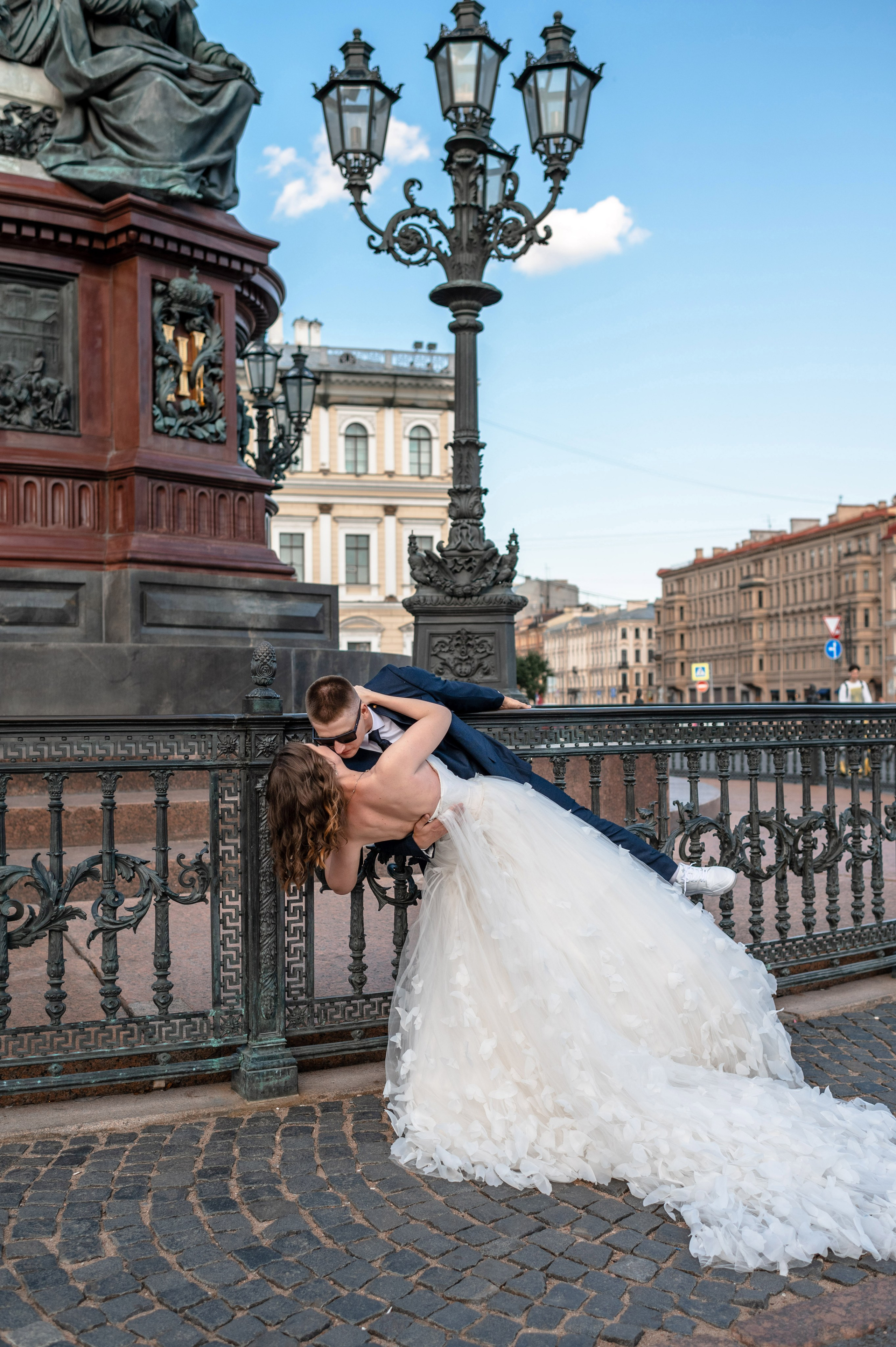 Зажигательная и динамичная свадебная фотосессия Анастасии и Максима. Портретный, семейный и свадебный фотограф в Санкт-Петербурге и в Пушкине Ширяев Денис