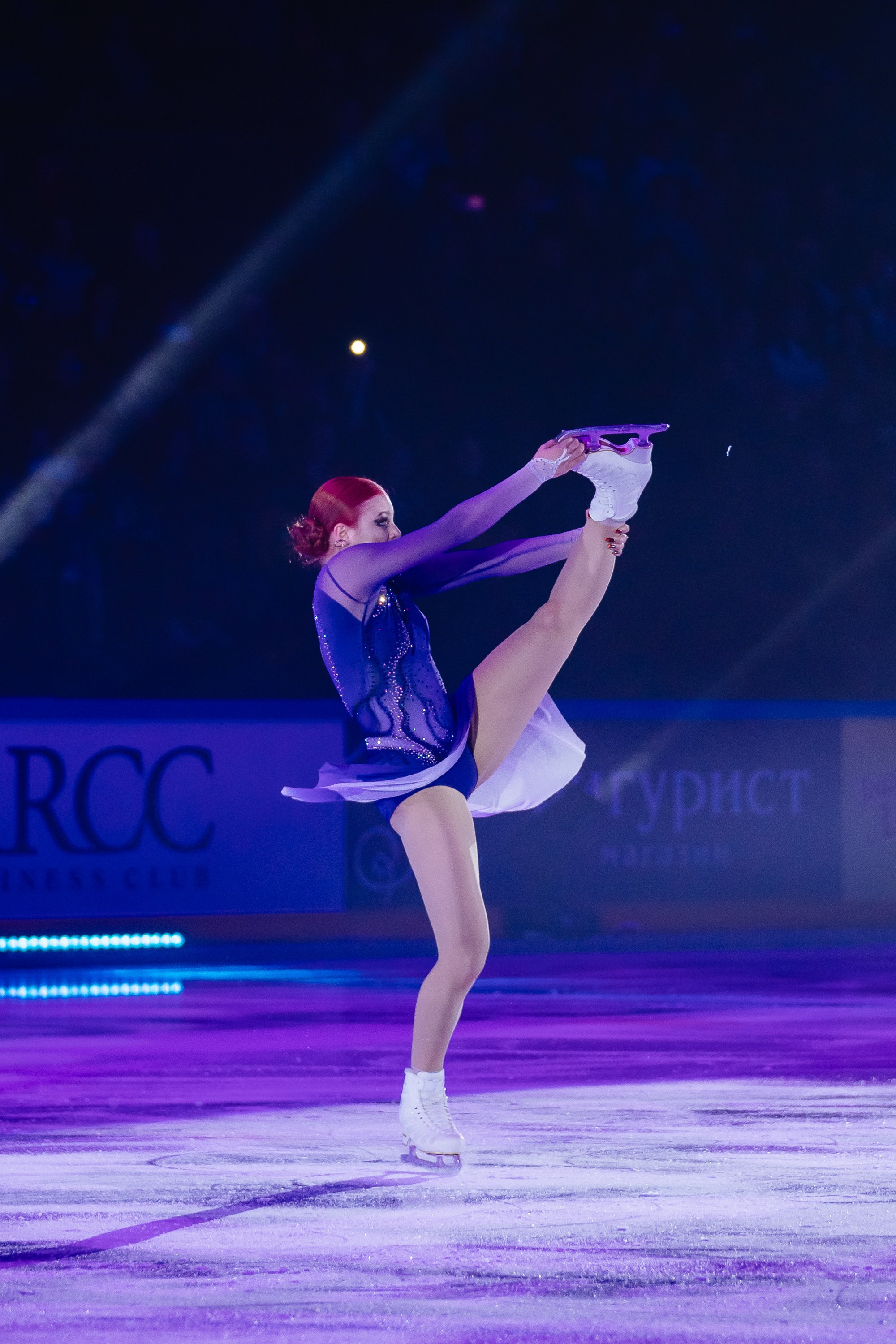 Шоу «Чемпионы на льду» в Новосибирске. Воробьева Ксения — Спортивный и танцевальный фотограф Новосибирск