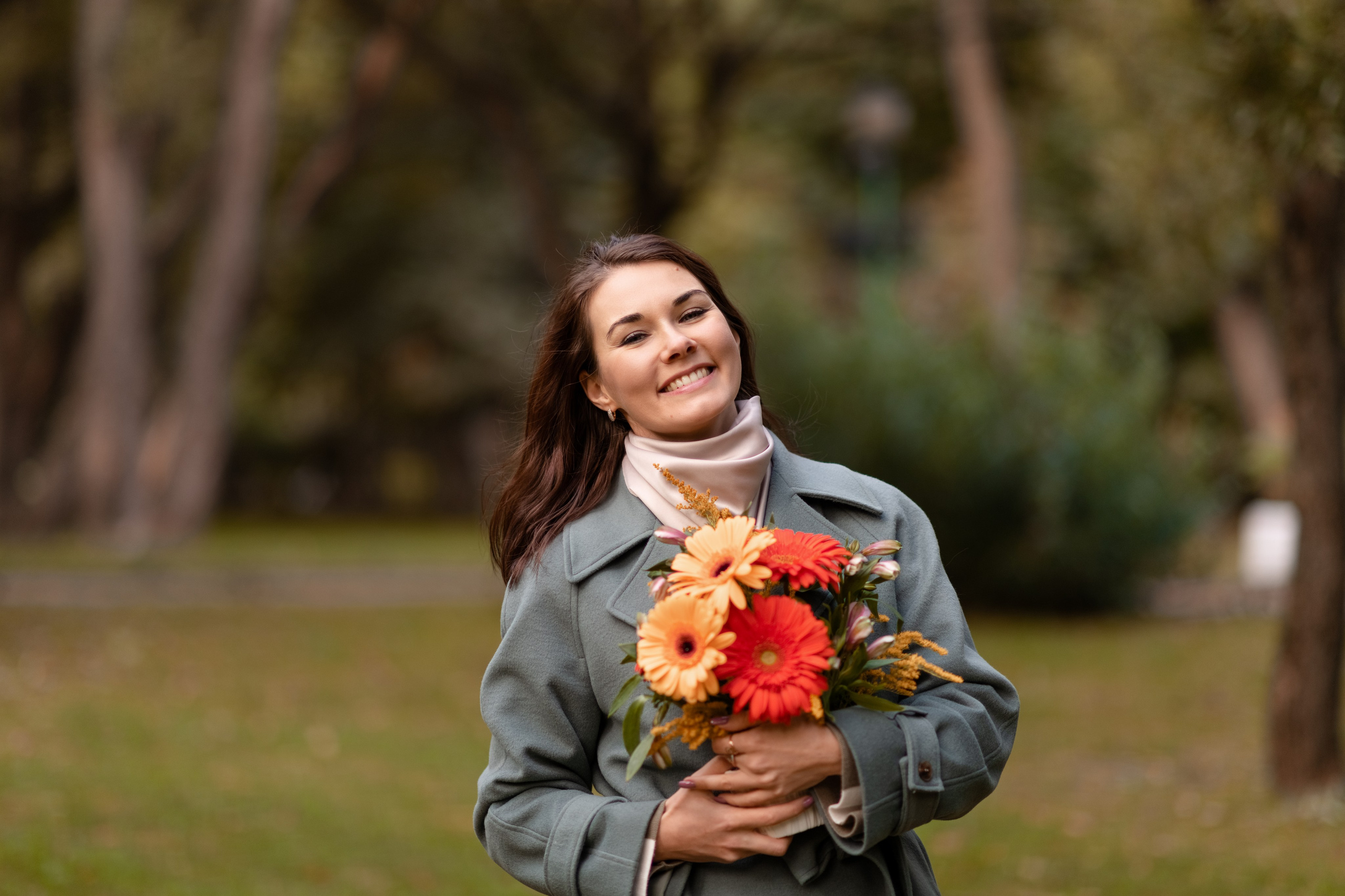 Осенняя Фотосессия в Таврическом саду для Алины. Свадебный и семейный фотограф в Санкт-Петербурге Олеся Еремеева