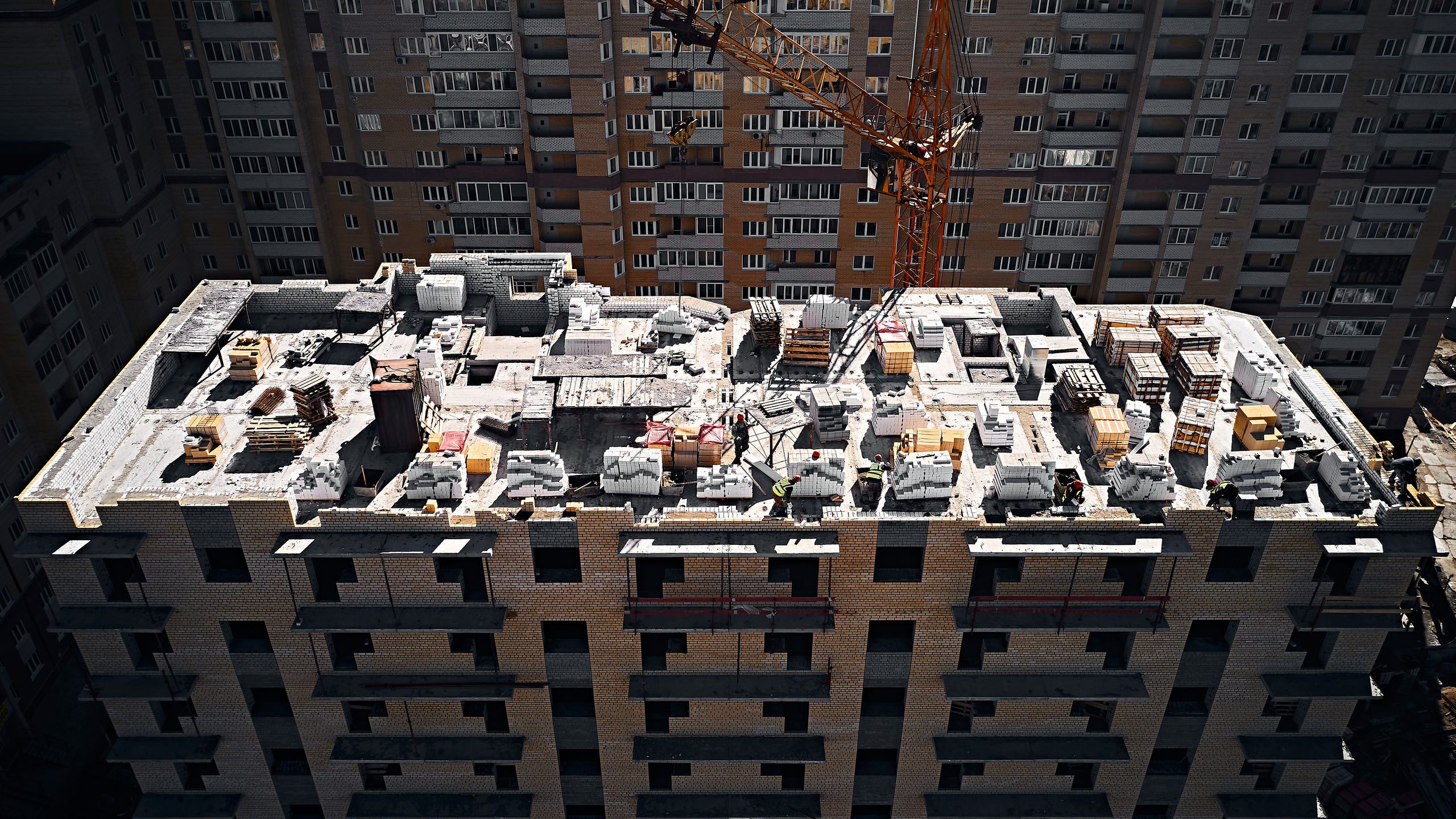 Динамика строительства Тюмень. Бизнес портрет Аэросъемка Интерьерная съемка Тюмень