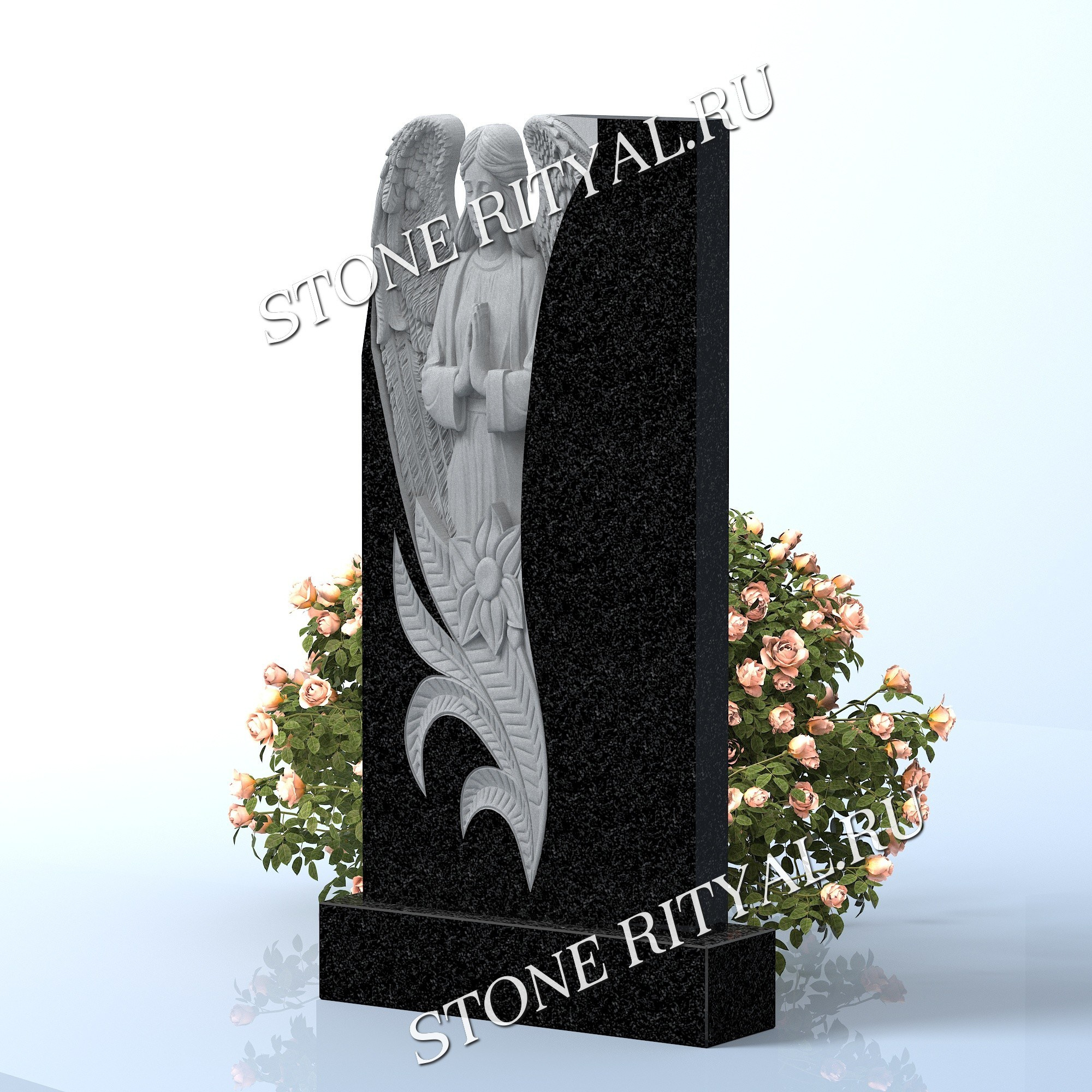 Вертикальные памятники фигурные. Изготовление и установка памятников в Москве и МО