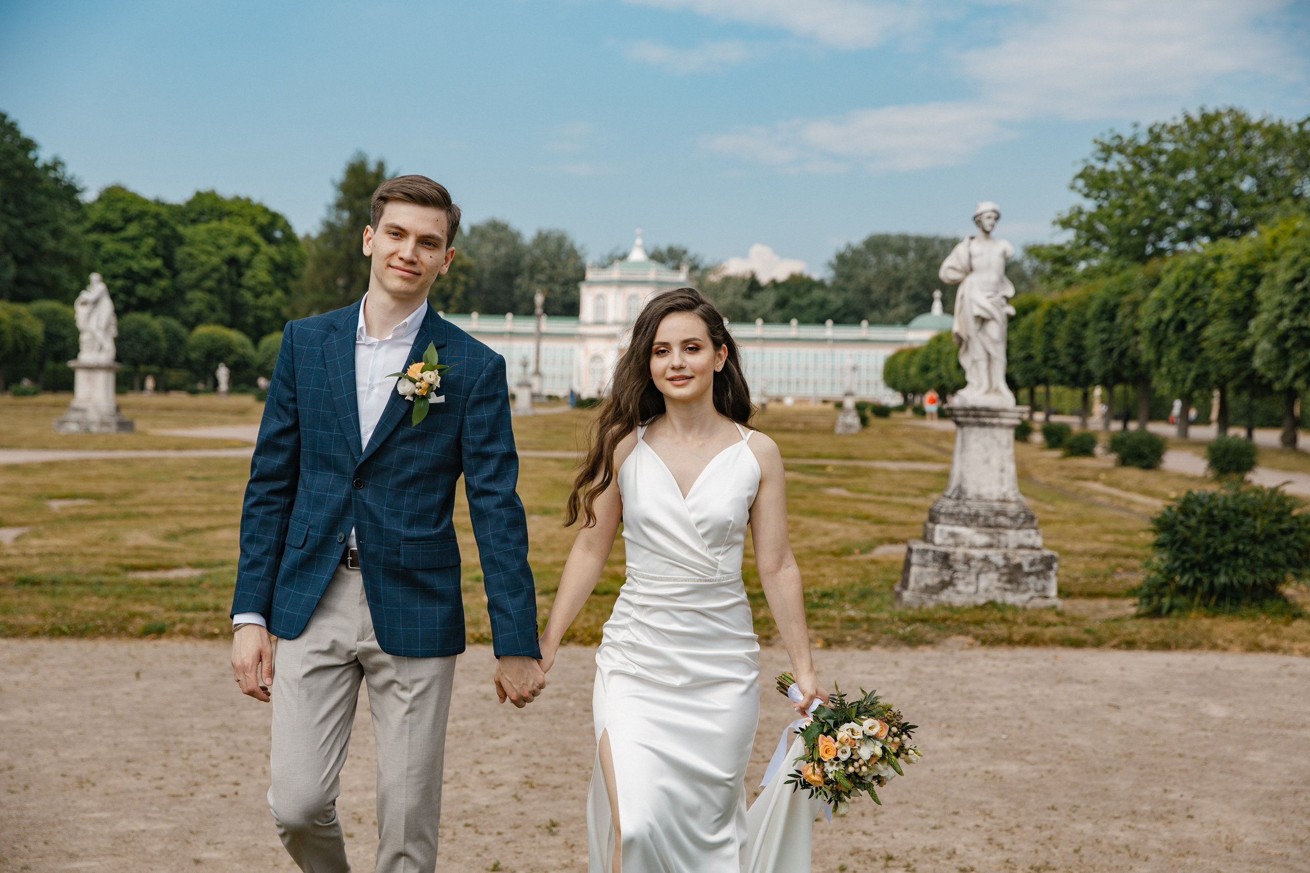 Свадебная фотосессия в Кусково. Фотограф и видеограф Анна Домашенко
