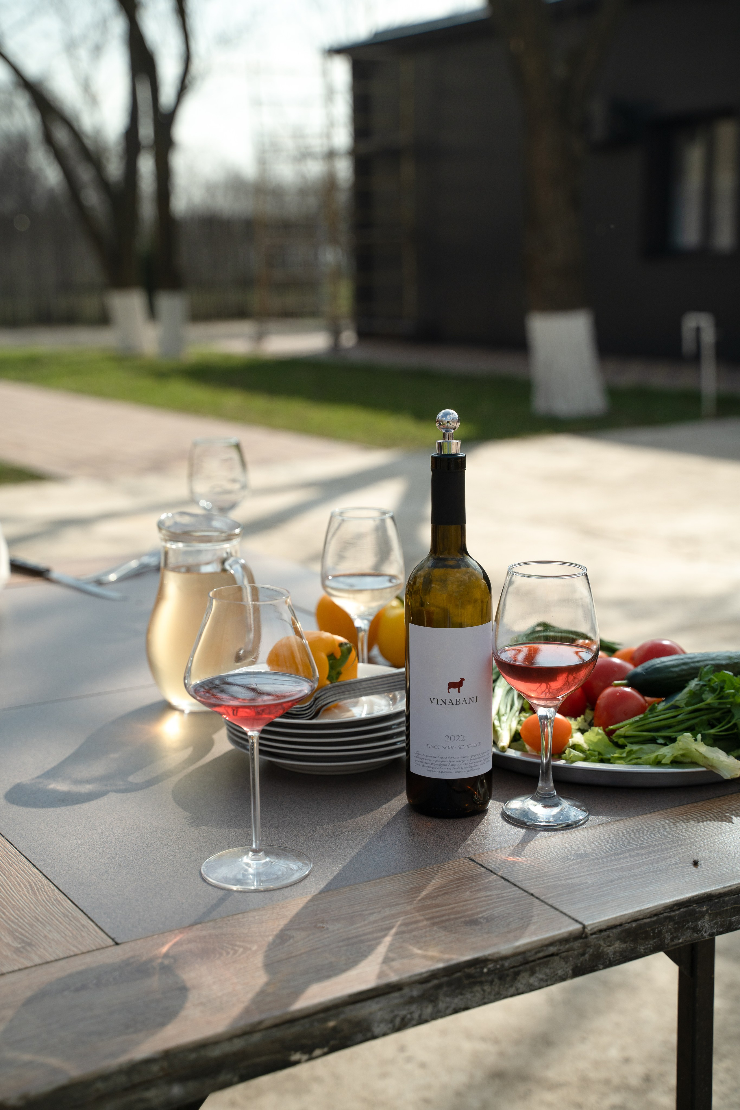 обед в селе на свежем воздухе