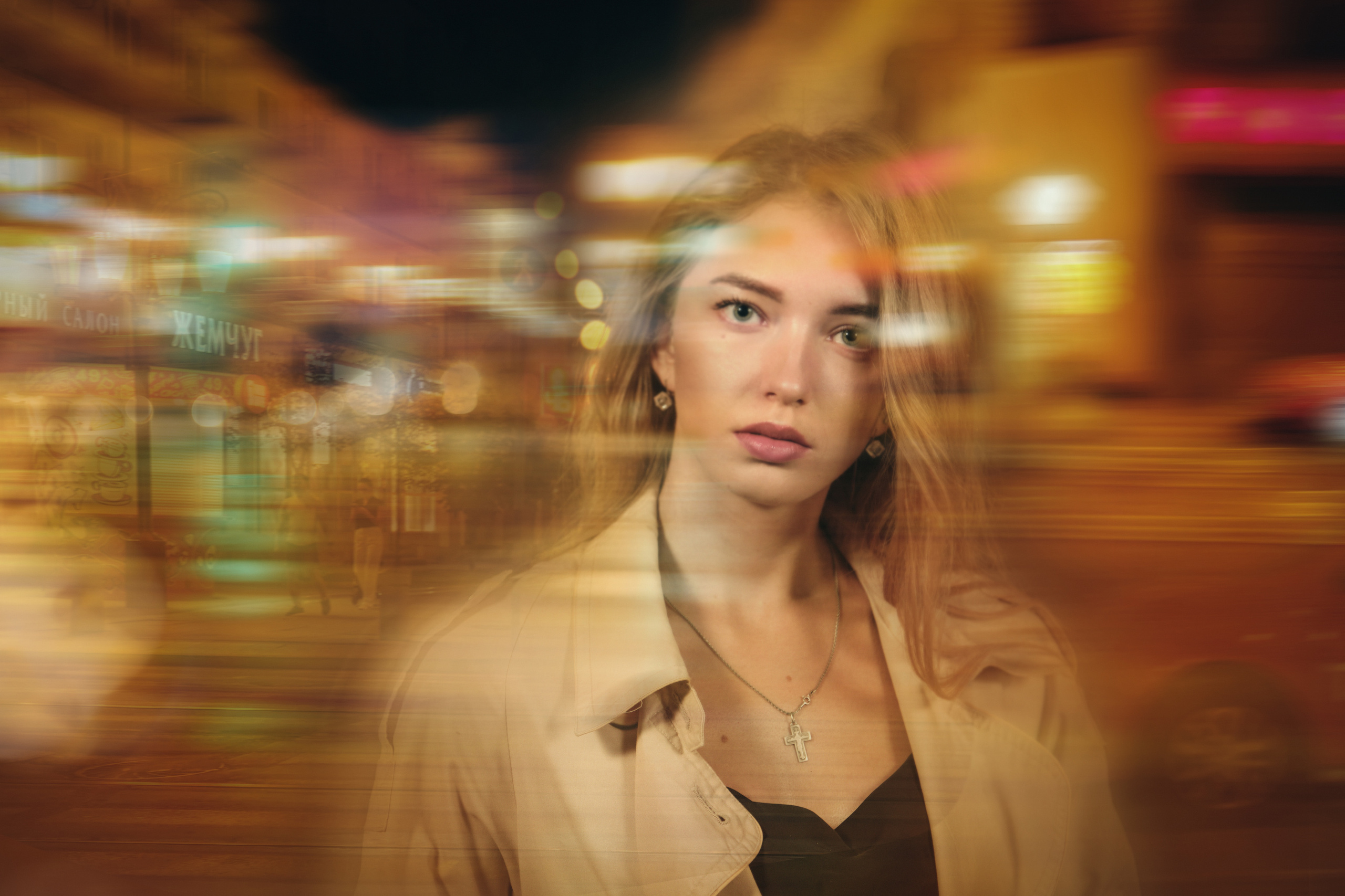 📸 Ночная фотосессия 🌙 Антуражные портреты в ночном городе