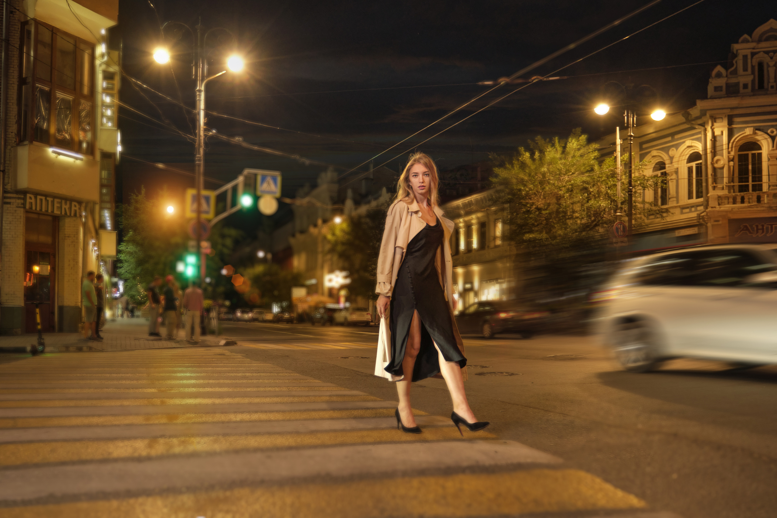 📸 Ночная фотосессия 🌙 Антуражные портреты в ночном городе