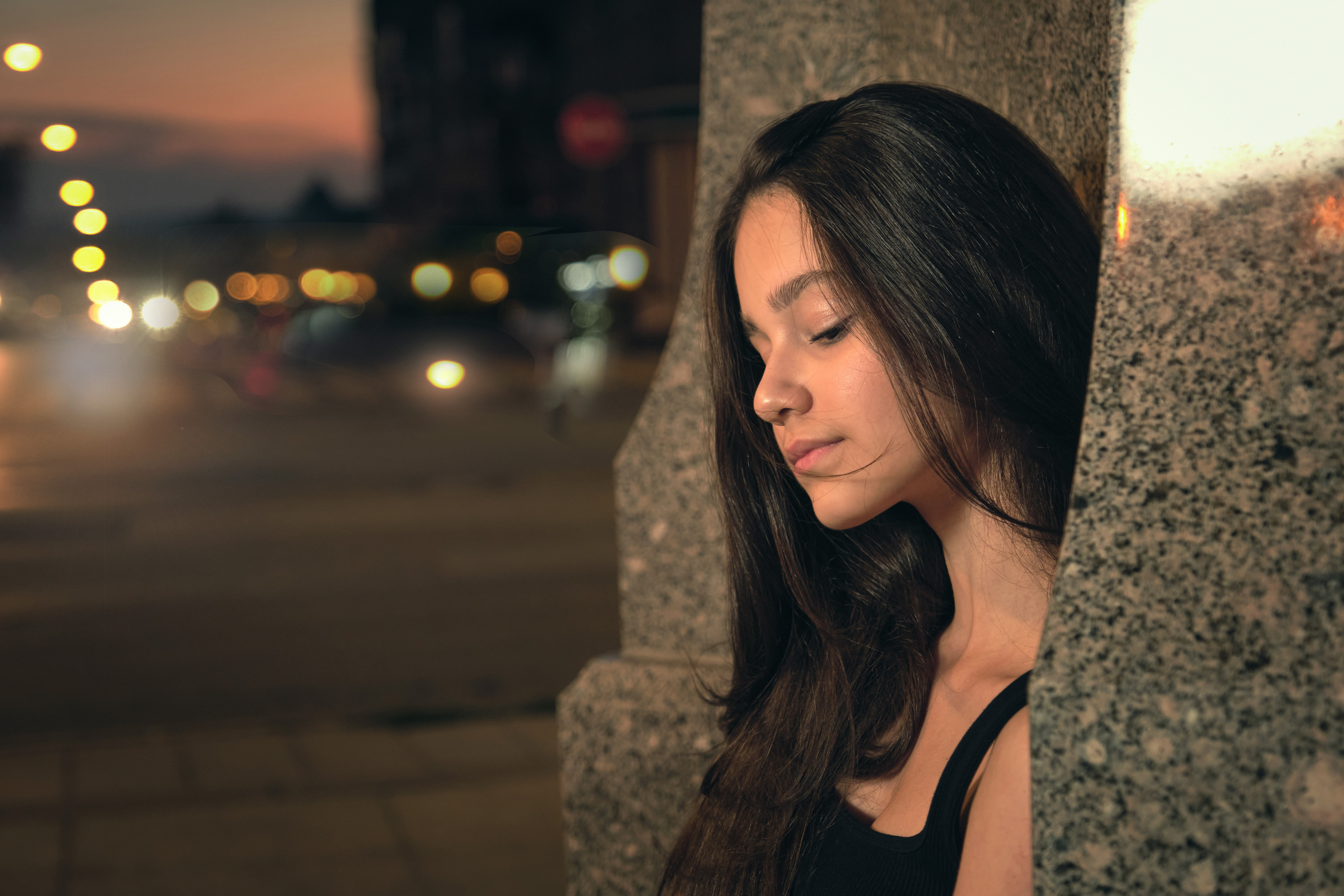 📸 Ночная фотосессия 🌙 Антуражные портреты в ночном городе