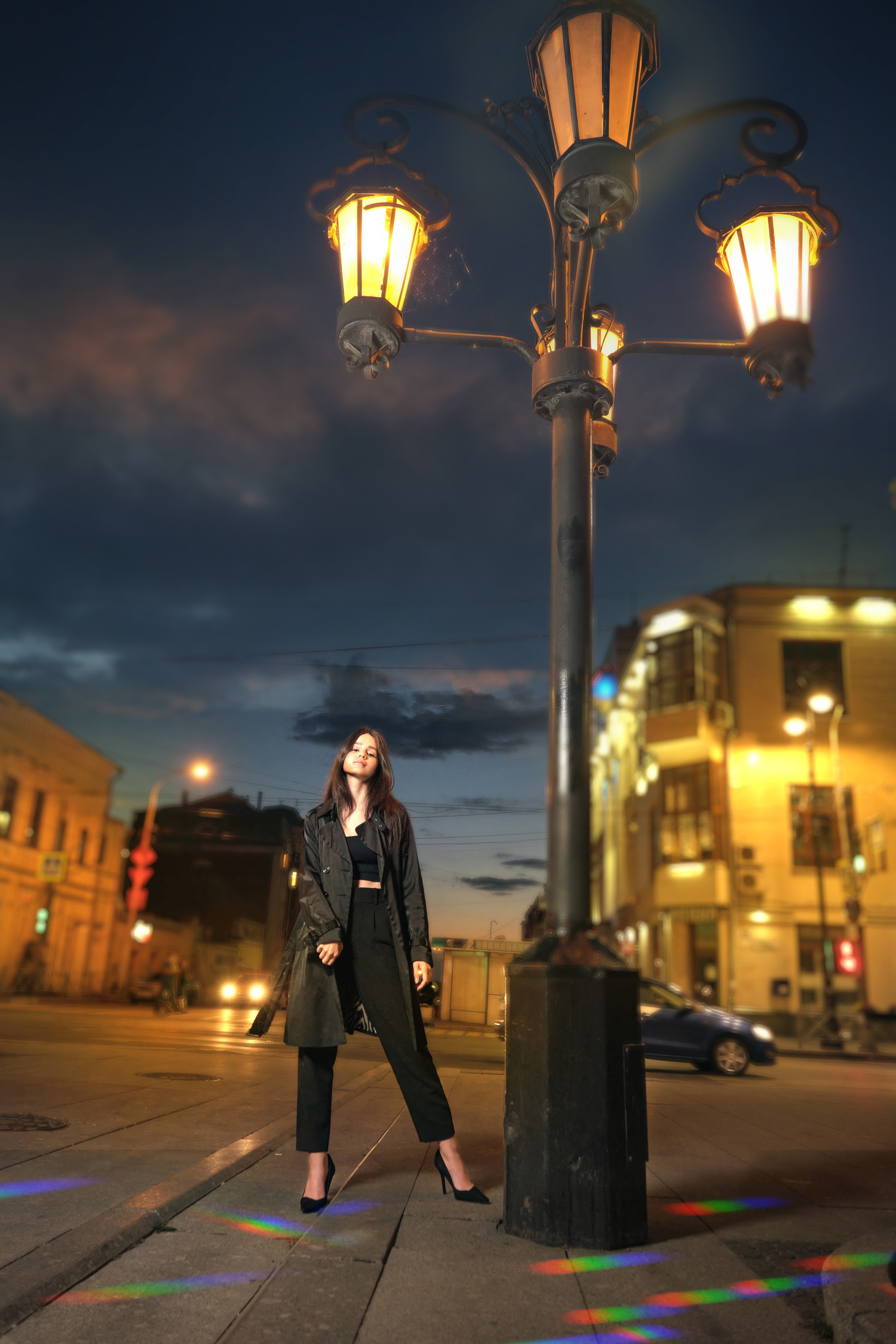 📸 Ночная фотосессия 🌙 Антуражные портреты в ночном городе