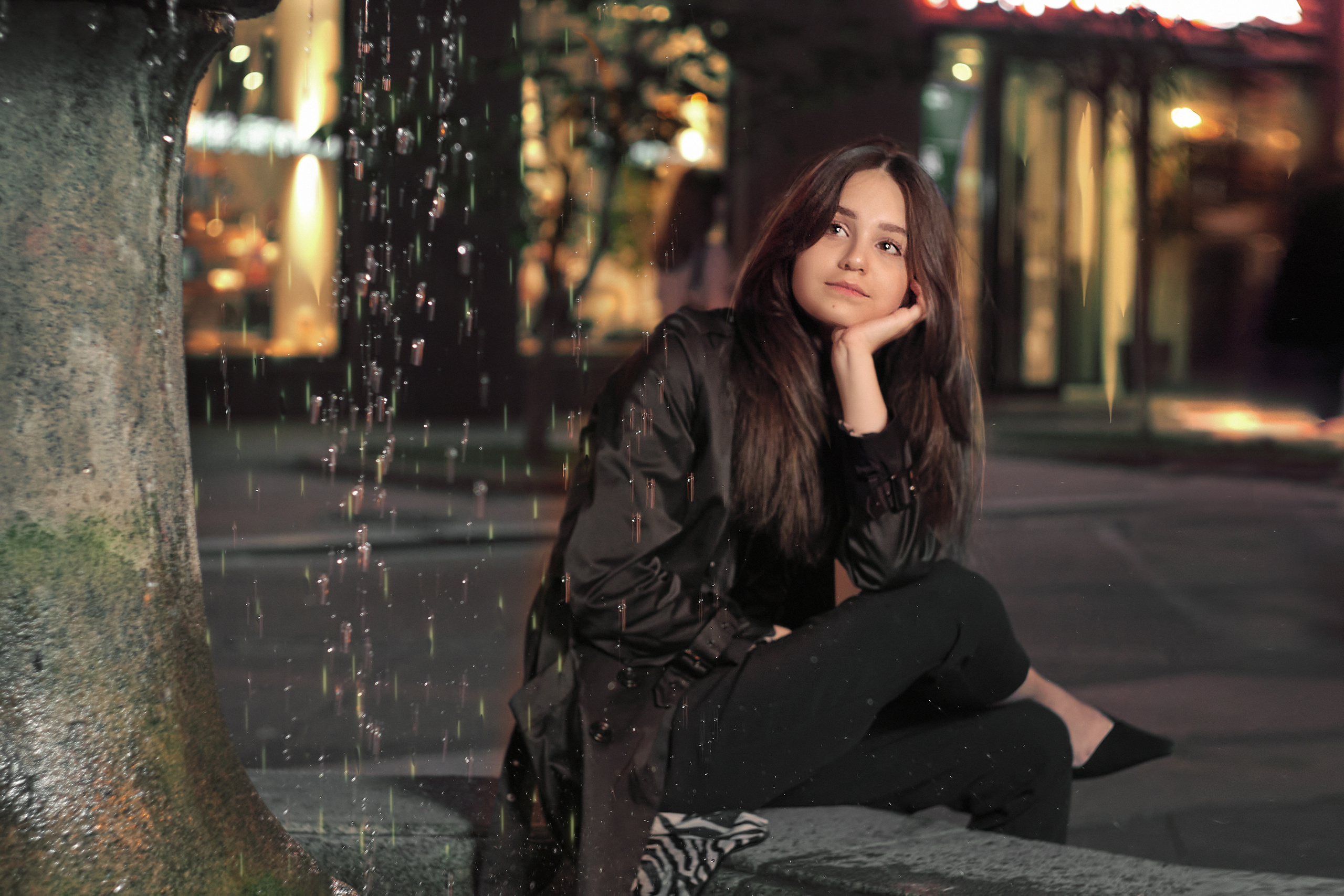 📸 Ночная фотосессия 🌙 Антуражные портреты в ночном городе