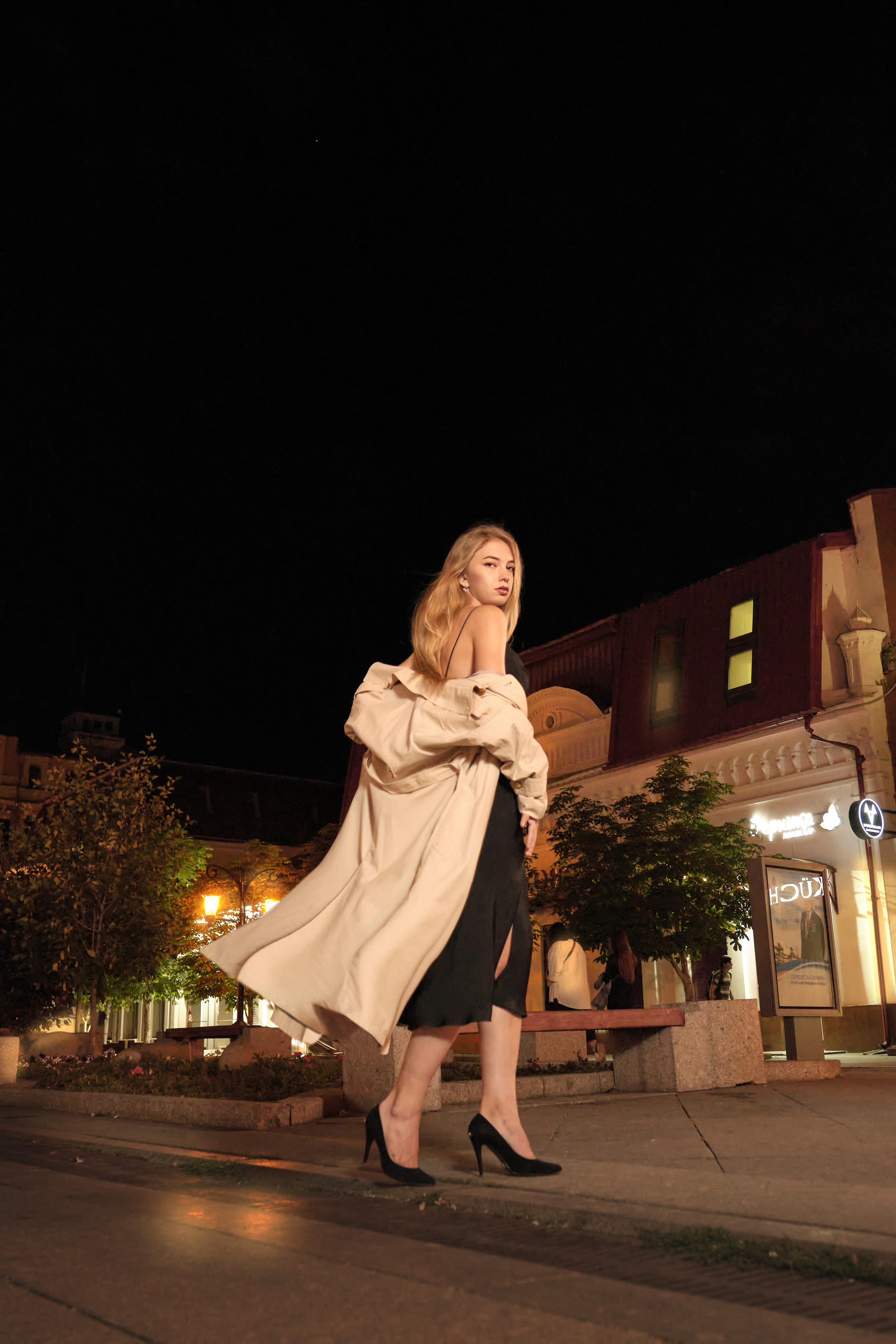 📸 Ночная фотосессия 🌙 Антуражные портреты в ночном городе