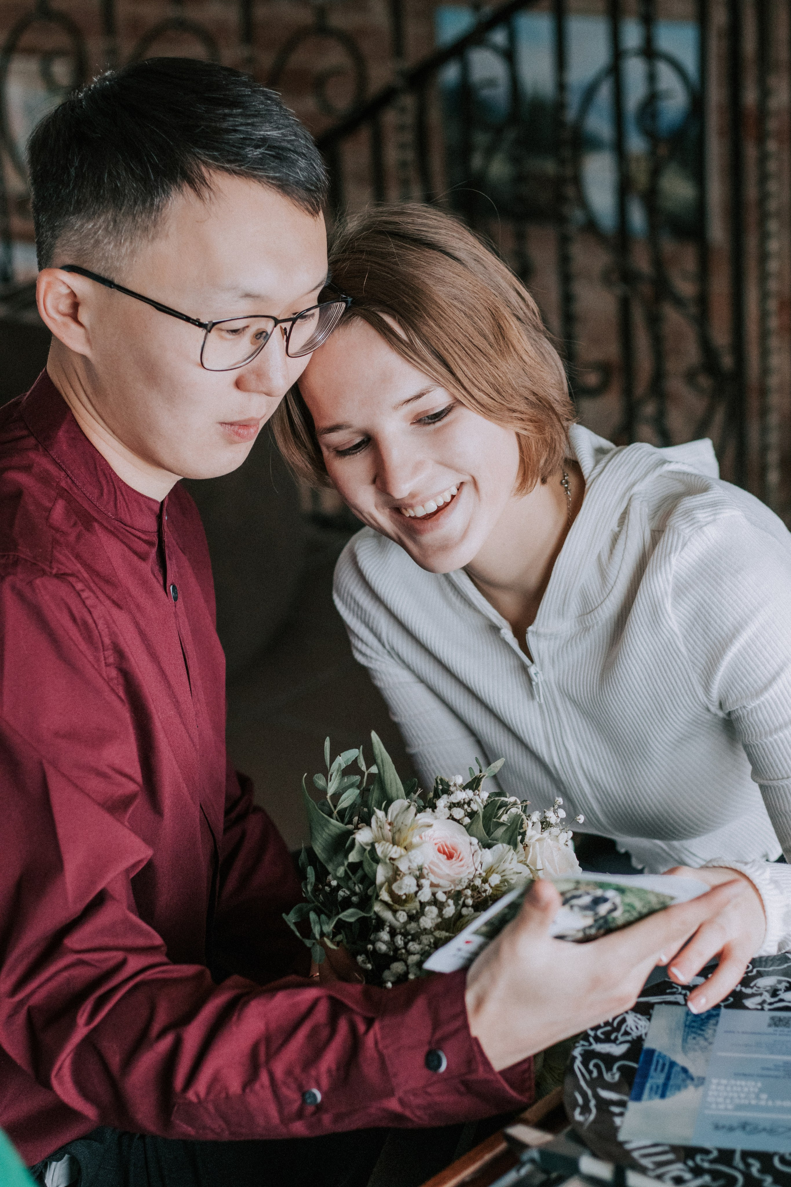 Фотосессия пары Love Story в городе Томск