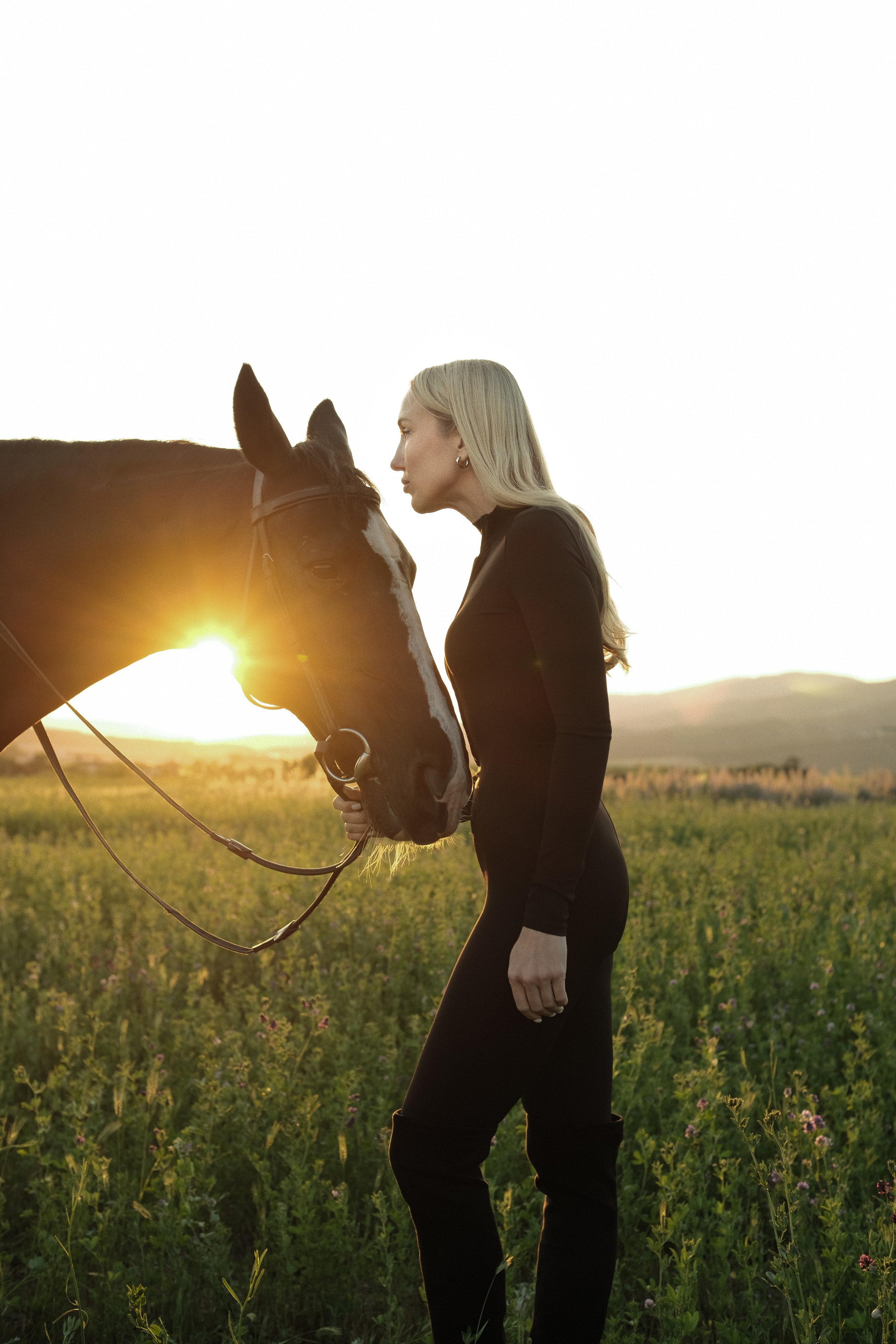 Закат. Лошади. Ты. Портретный фотограф в Новороссийске|Елизавета Кулакова