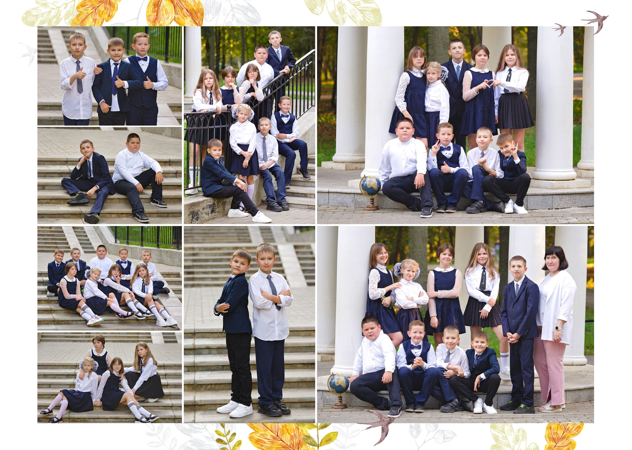 Выпускной альбом на 4 разворота. Главная