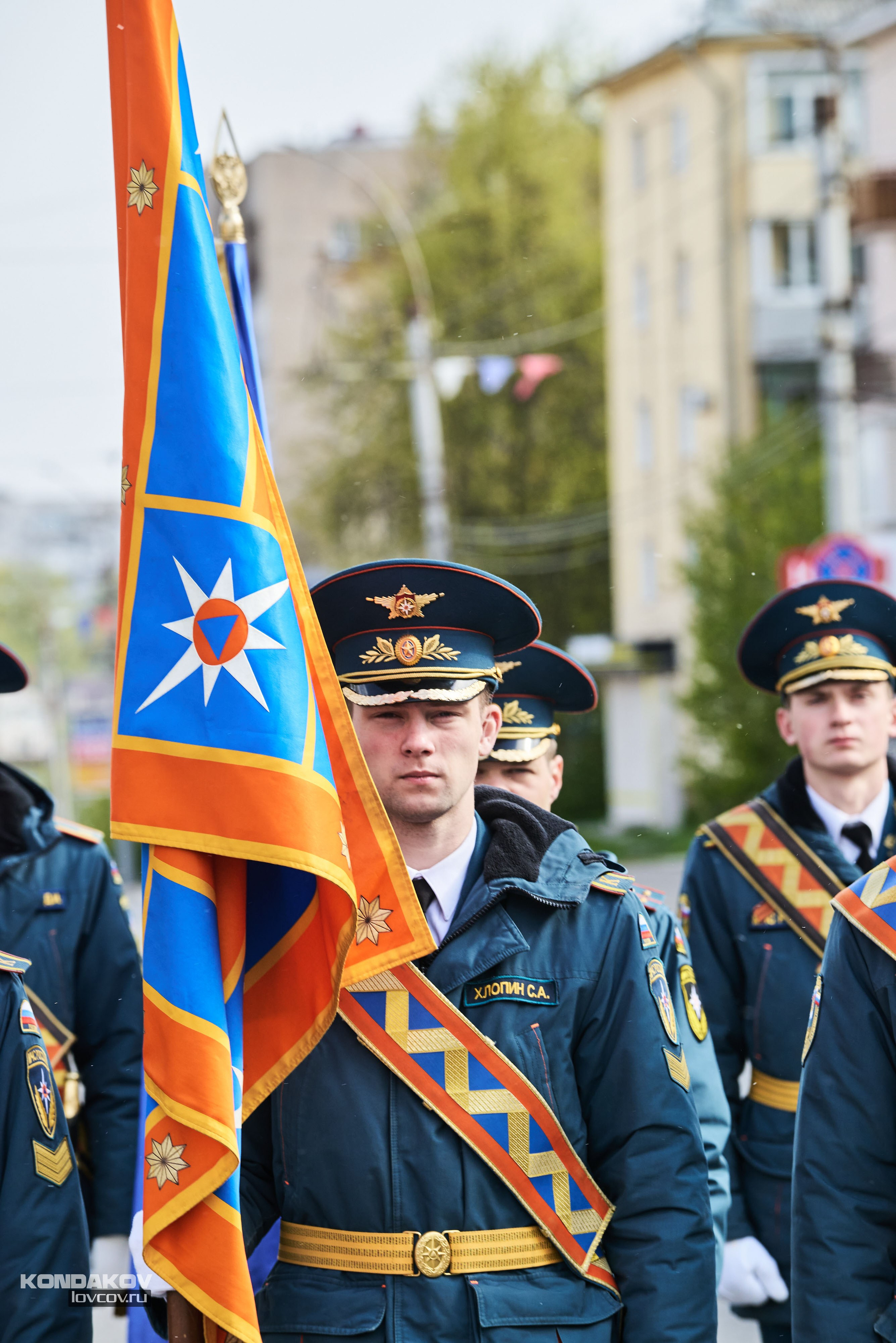 Парад в честь празднования День Победы 9 мая 2024 года в городе Иваново