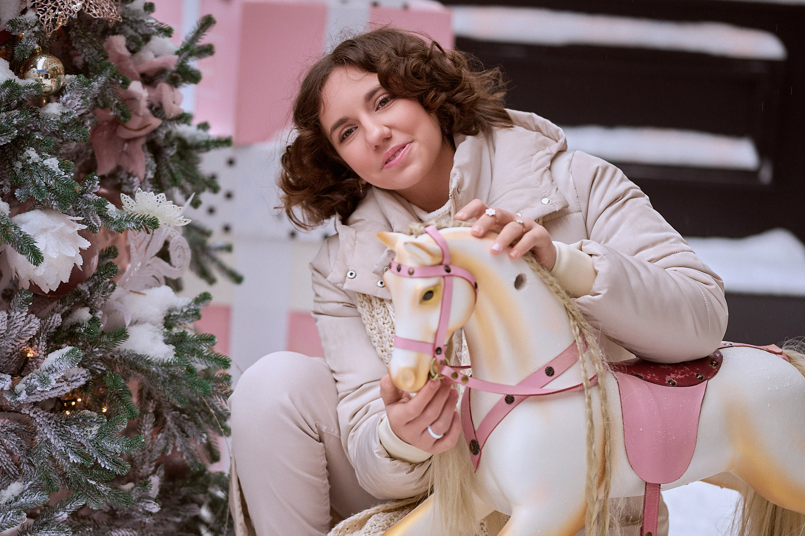 Зимняя прогулочная фотосессия. Фотограф Тихонова Ольга Санкт-Петербург