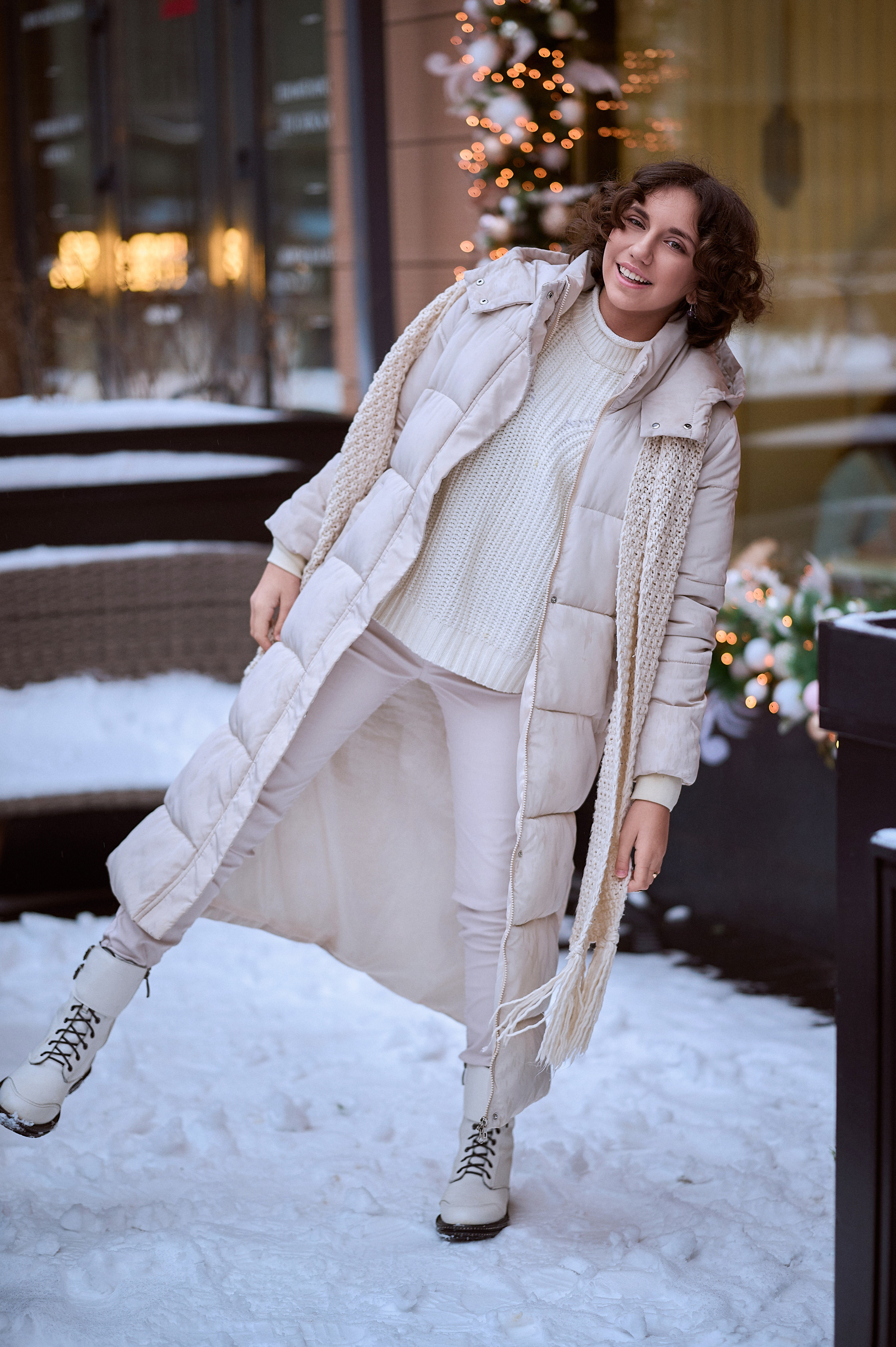 Зимняя прогулочная фотосессия. Фотограф Тихонова Ольга Санкт-Петербург