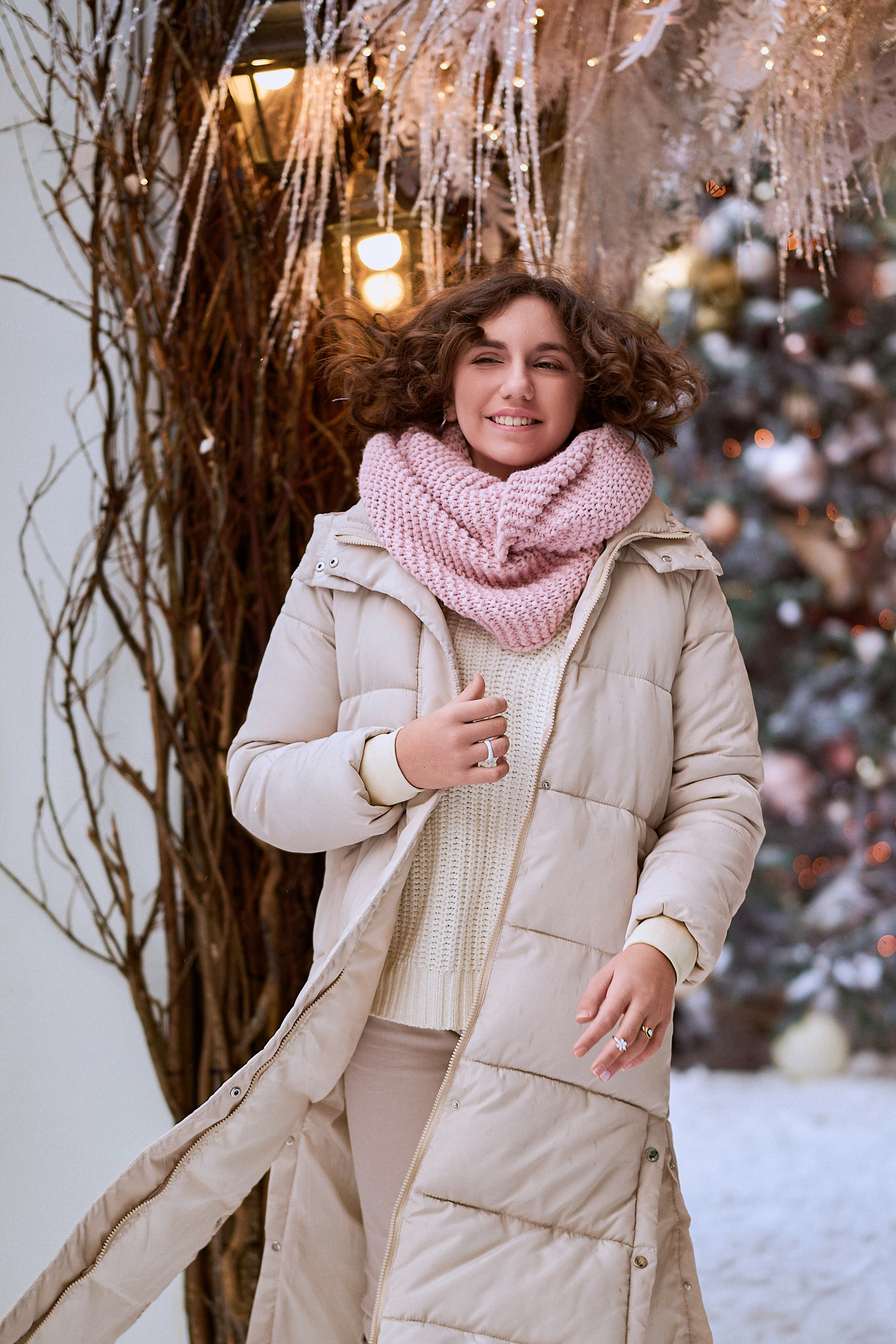 Зимняя прогулочная фотосессия. Фотограф Тихонова Ольга Санкт-Петербург