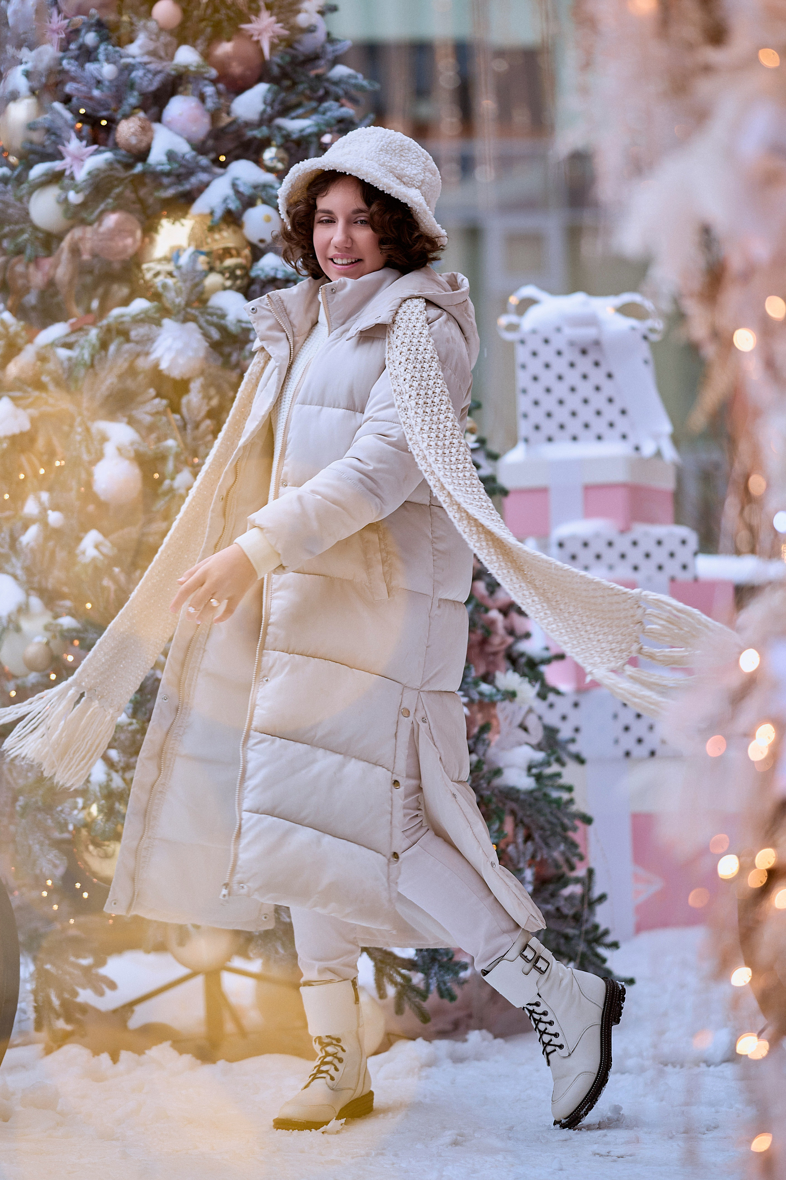 Зимняя прогулочная фотосессия. Фотограф Тихонова Ольга Санкт-Петербург