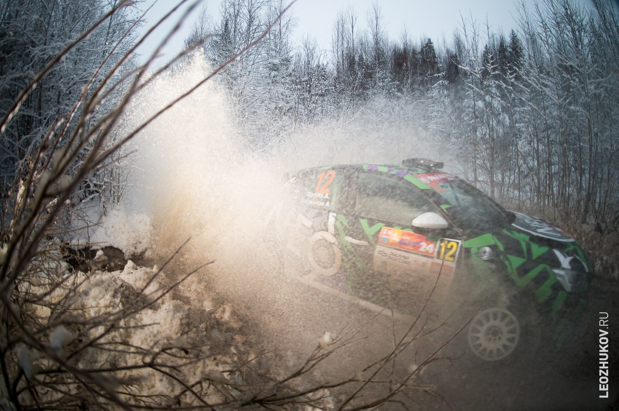 Rally Vyborg 2024. Sports photographer Leonid Zhukov