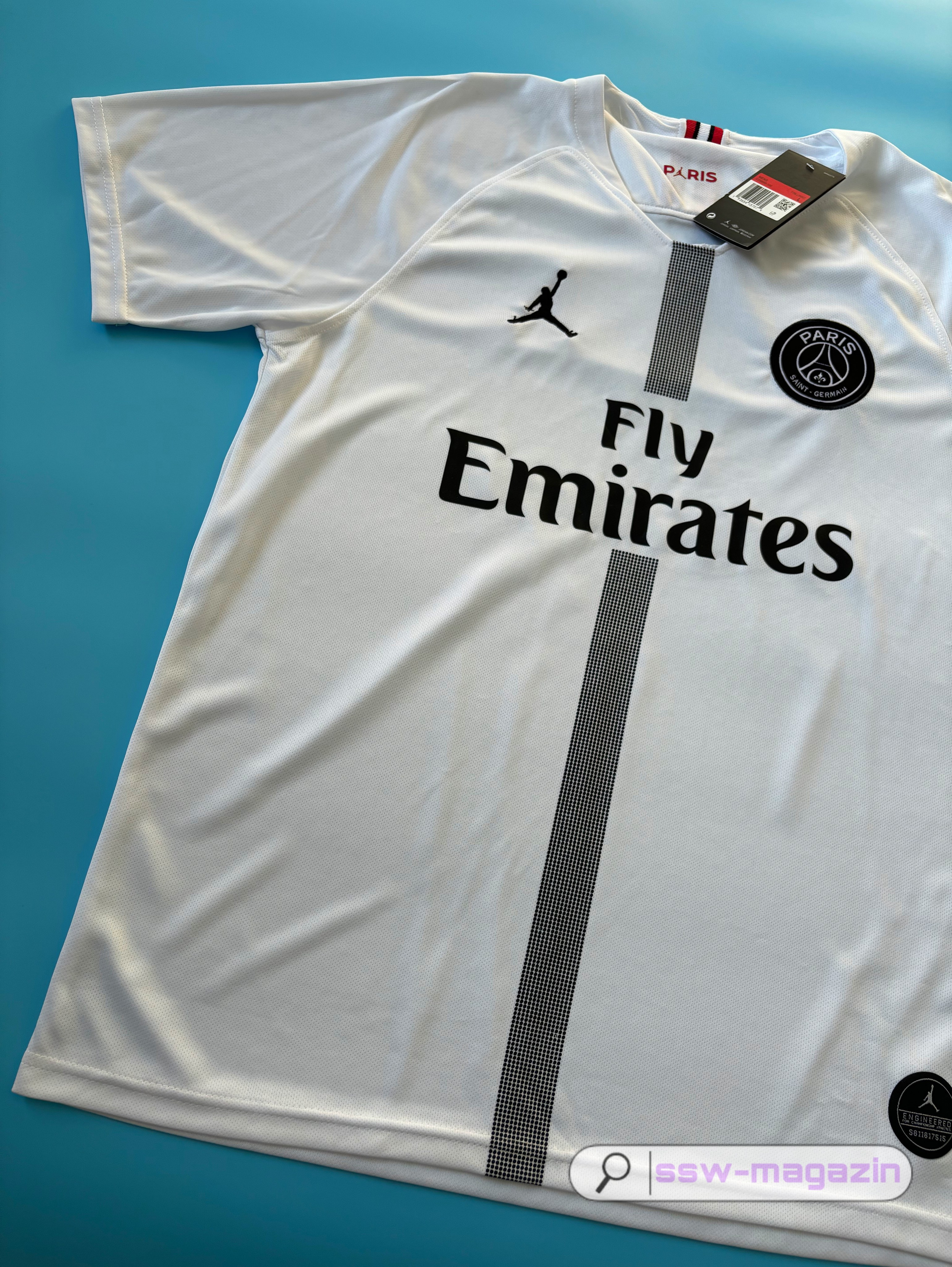 Футболка PSG 2018-2019 белая купить. Футбольный магазин — ssw_magazin
