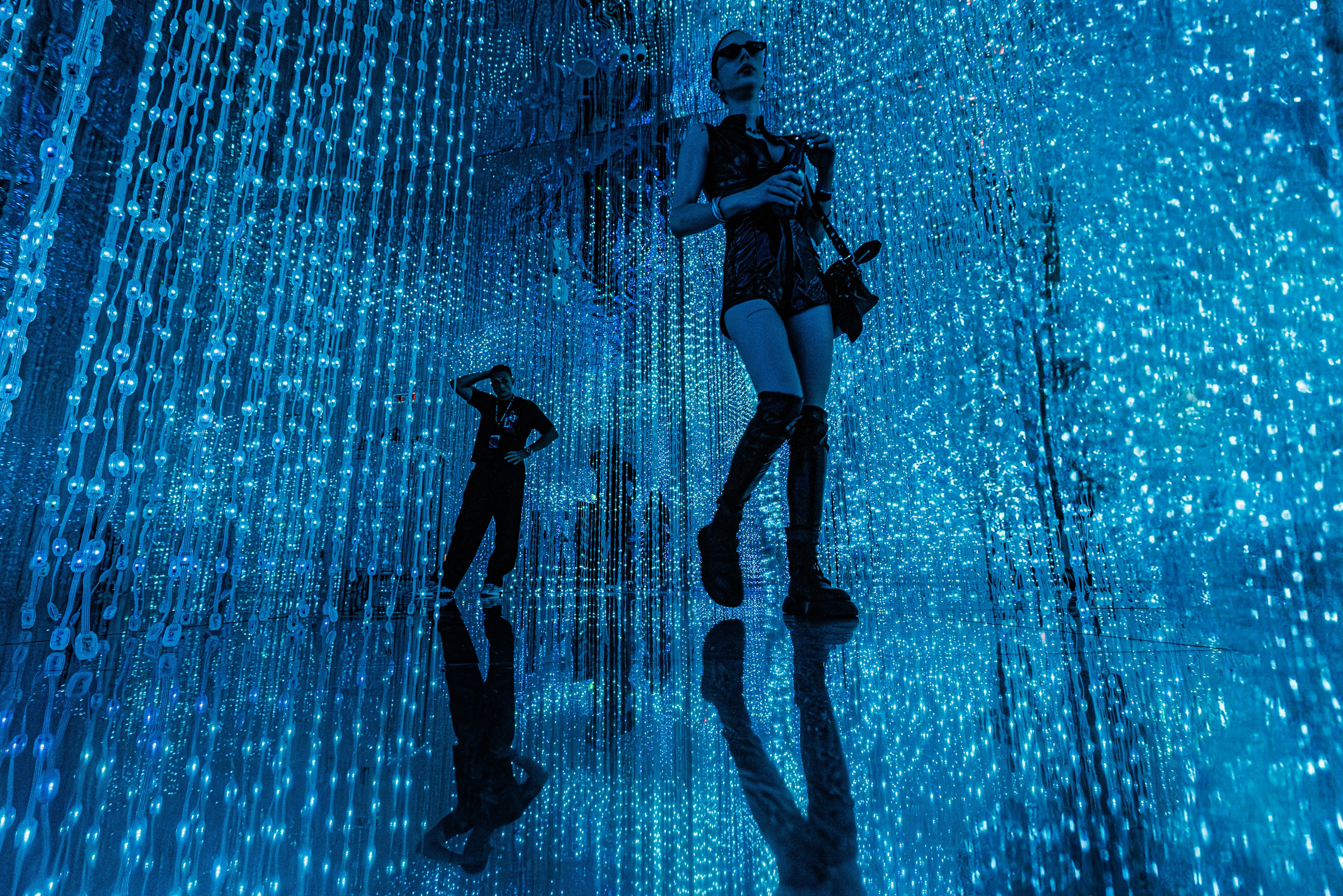 Футуристичная вечеринка Evolution — Prime Era в арт-пространстве FUTURIONE. Репортажный фотограф Ольга Кочетова в Москве
