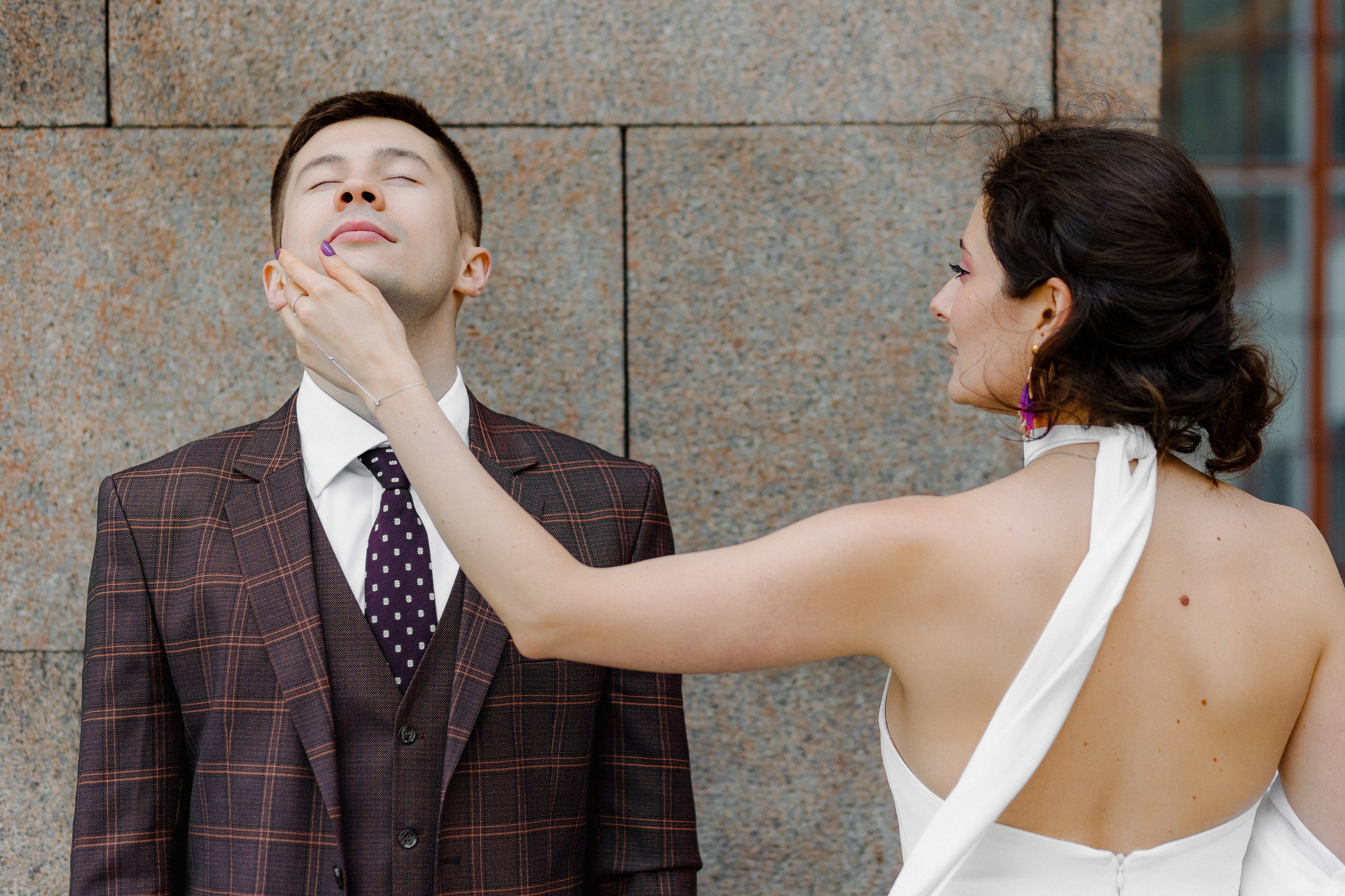 Свадебная фотосъёмка. Грибоедовский ЗАГС, МГУ. Портретный и семейный фотограф в Москве Мария Рослякова